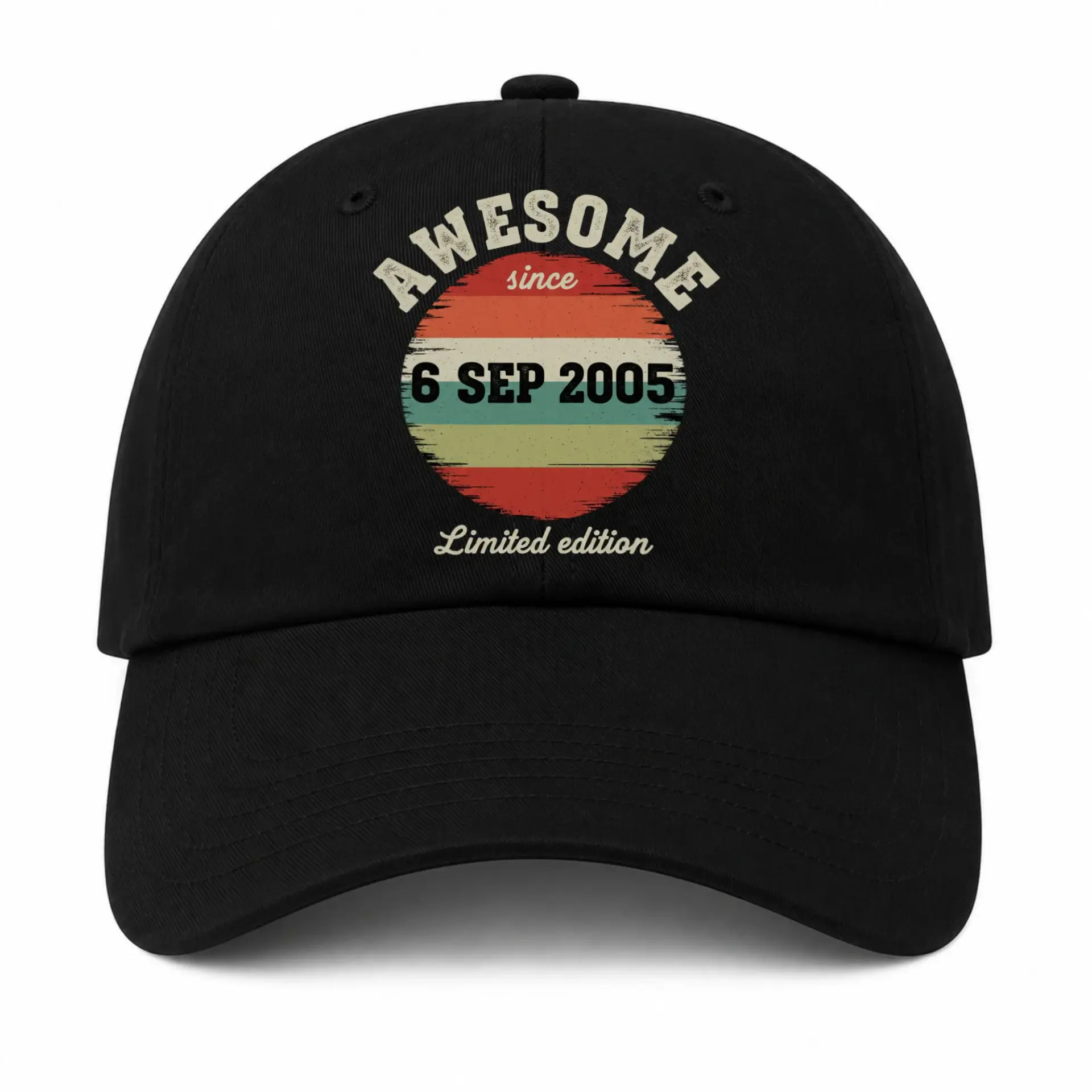 Baseball Cap Awesome Since September 2005 Limited Edition Graphic Hat