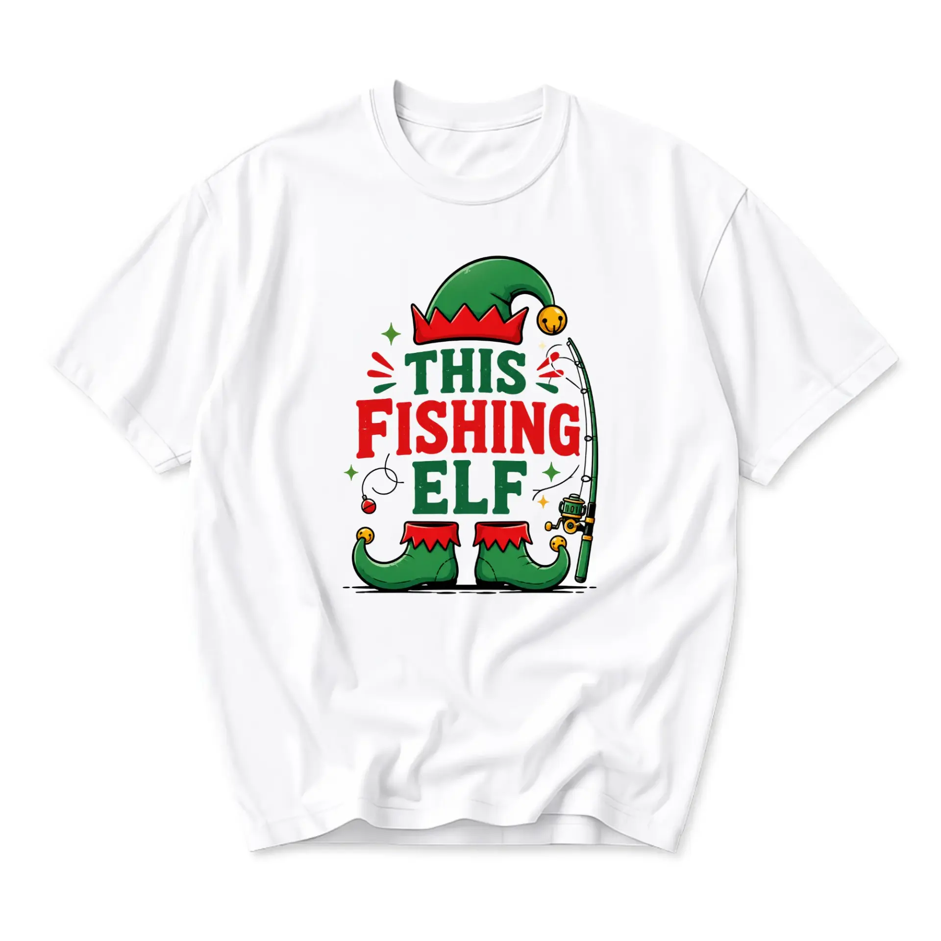 Funny Shirt This Fishing Graphic Tee Casual Unisex Crew Neck Top Soft