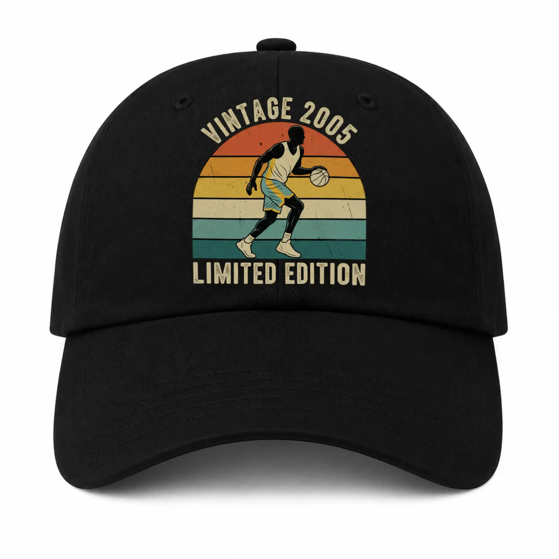 Risk: the Design Features a Basketball Player Silhouette Referencing a Specific Birth Year and Style Commonly Associated with Trademarked Apparel Concepts