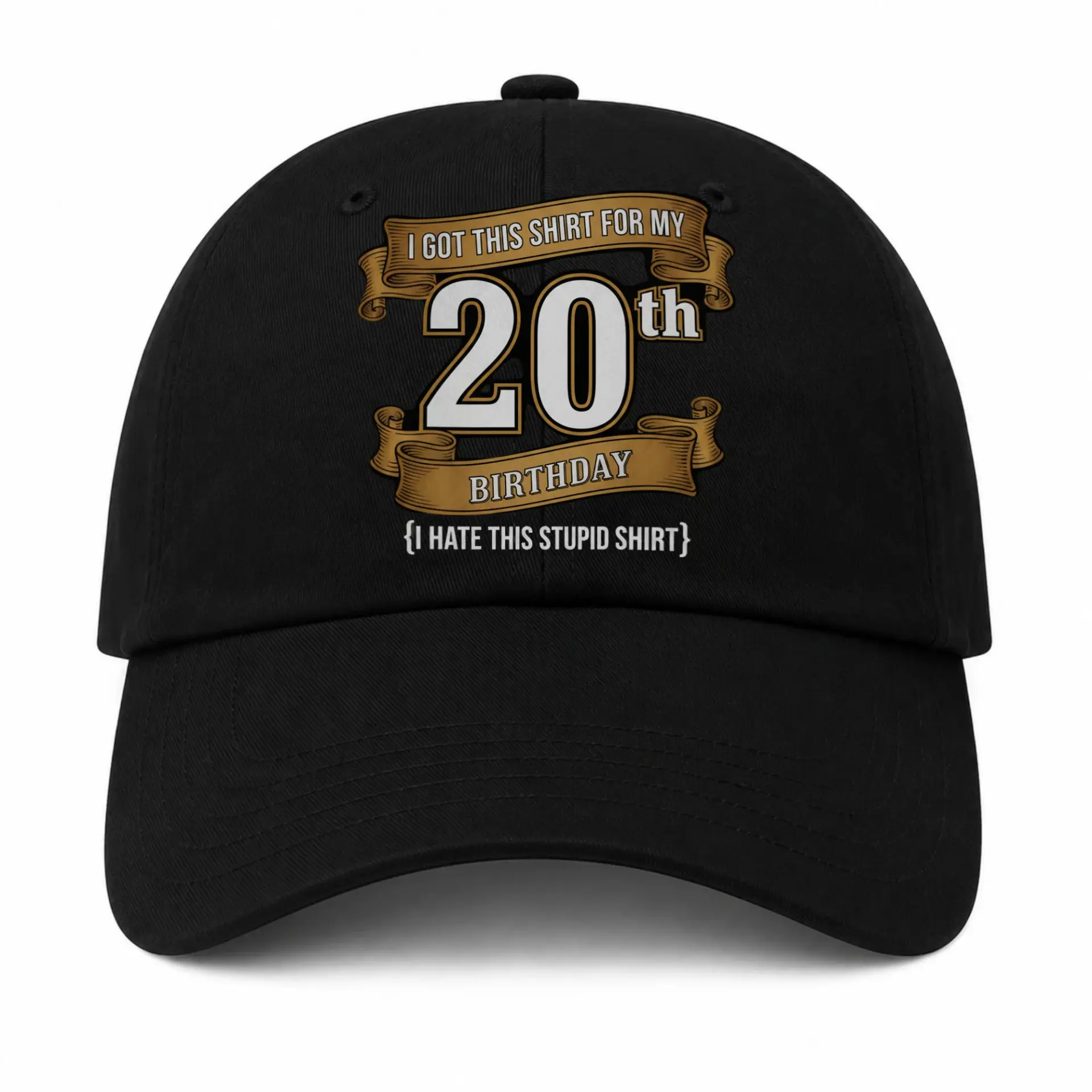 Baseball Cap Funny Sarcastic Birthday Quote Embroidered Dad Hat