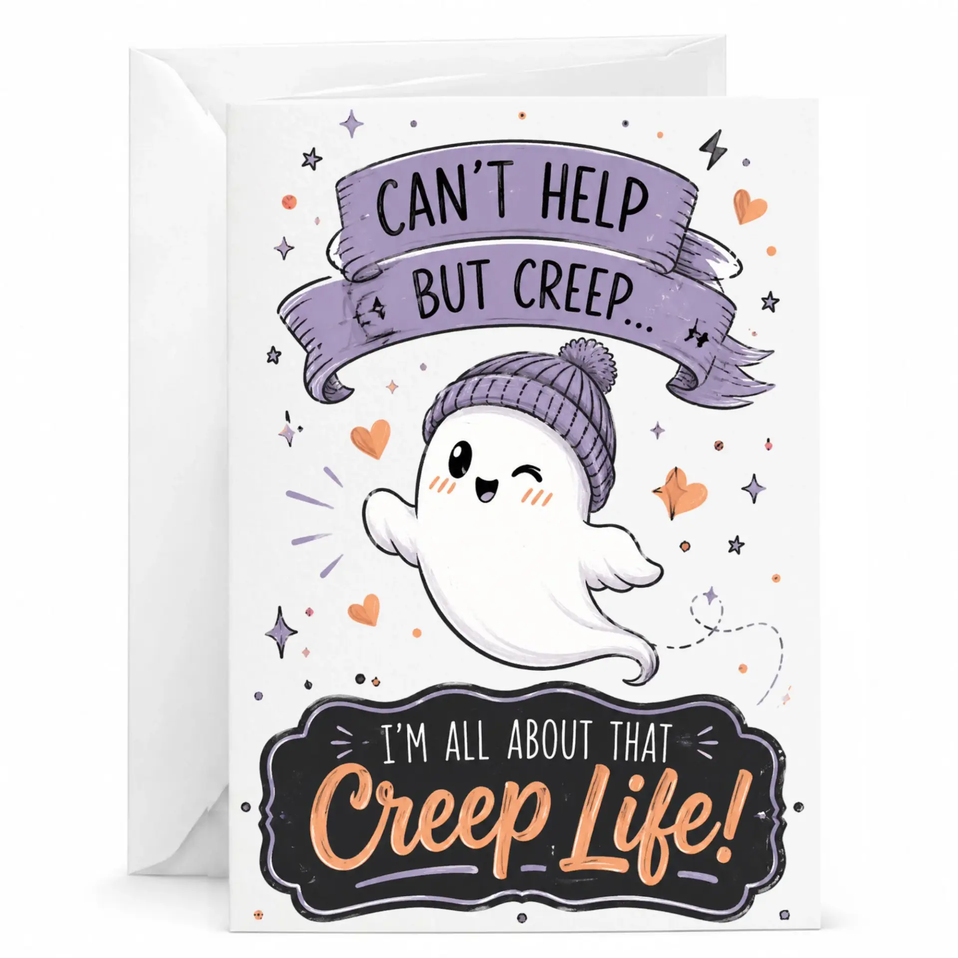 Funny Greeting Card with Cute Illustration Featuring Playful Pun for Birthdays Anniversaries and Encouragement