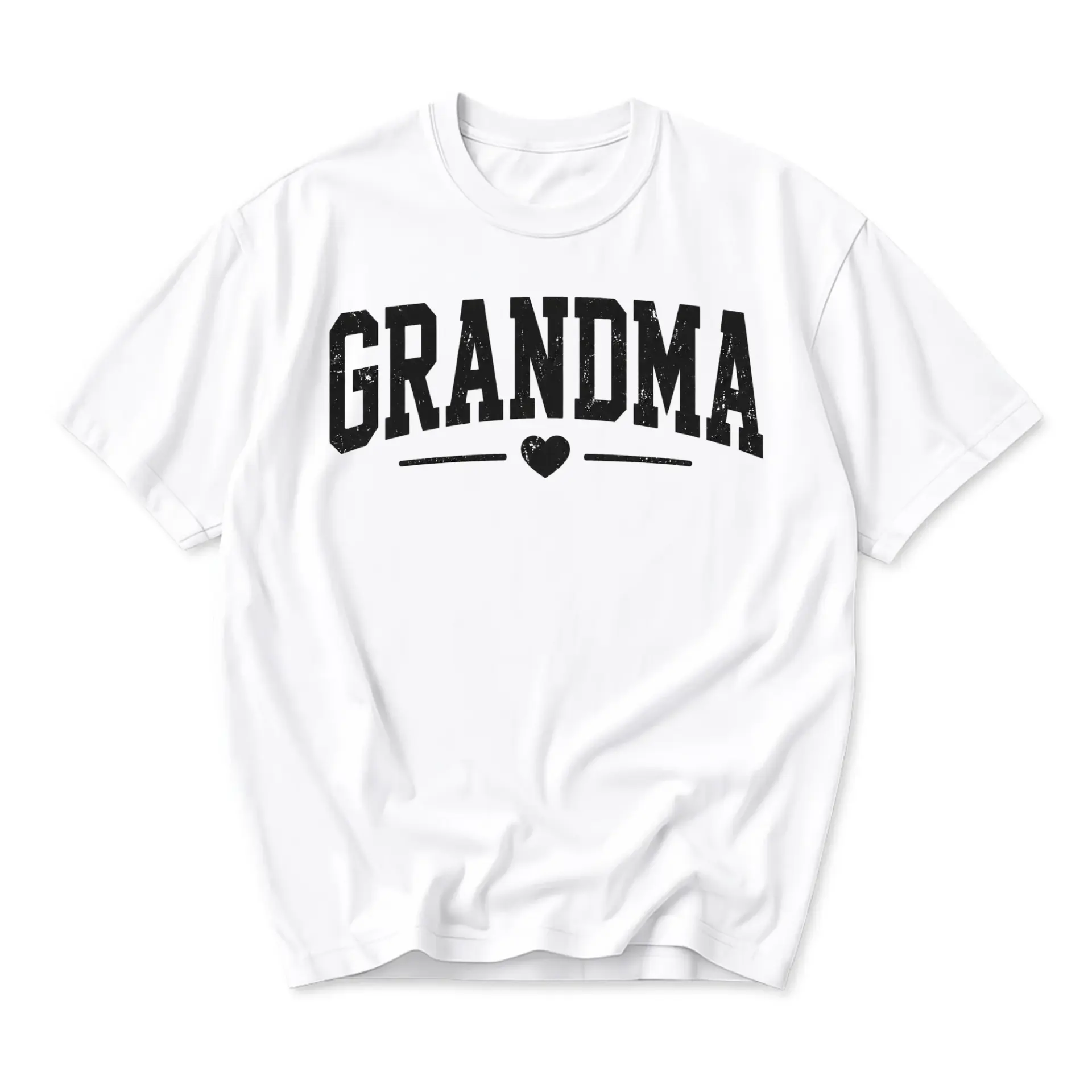 Graphic Tee Grandma Lettering Design Unisex Casual Crew Neck Comfortable Everyday Soft Cotton Blend Short Sleeve Shirt