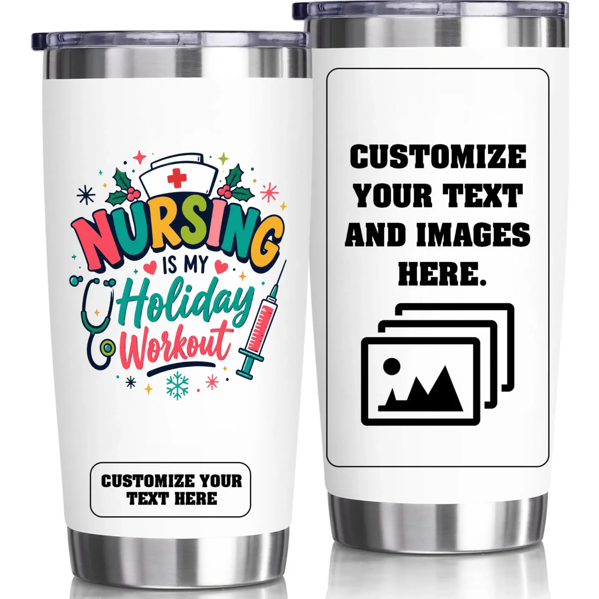 Risk: Contains Placeholder Text Indicating a Customizable Product Template Rather Than a Finished Consumer Design