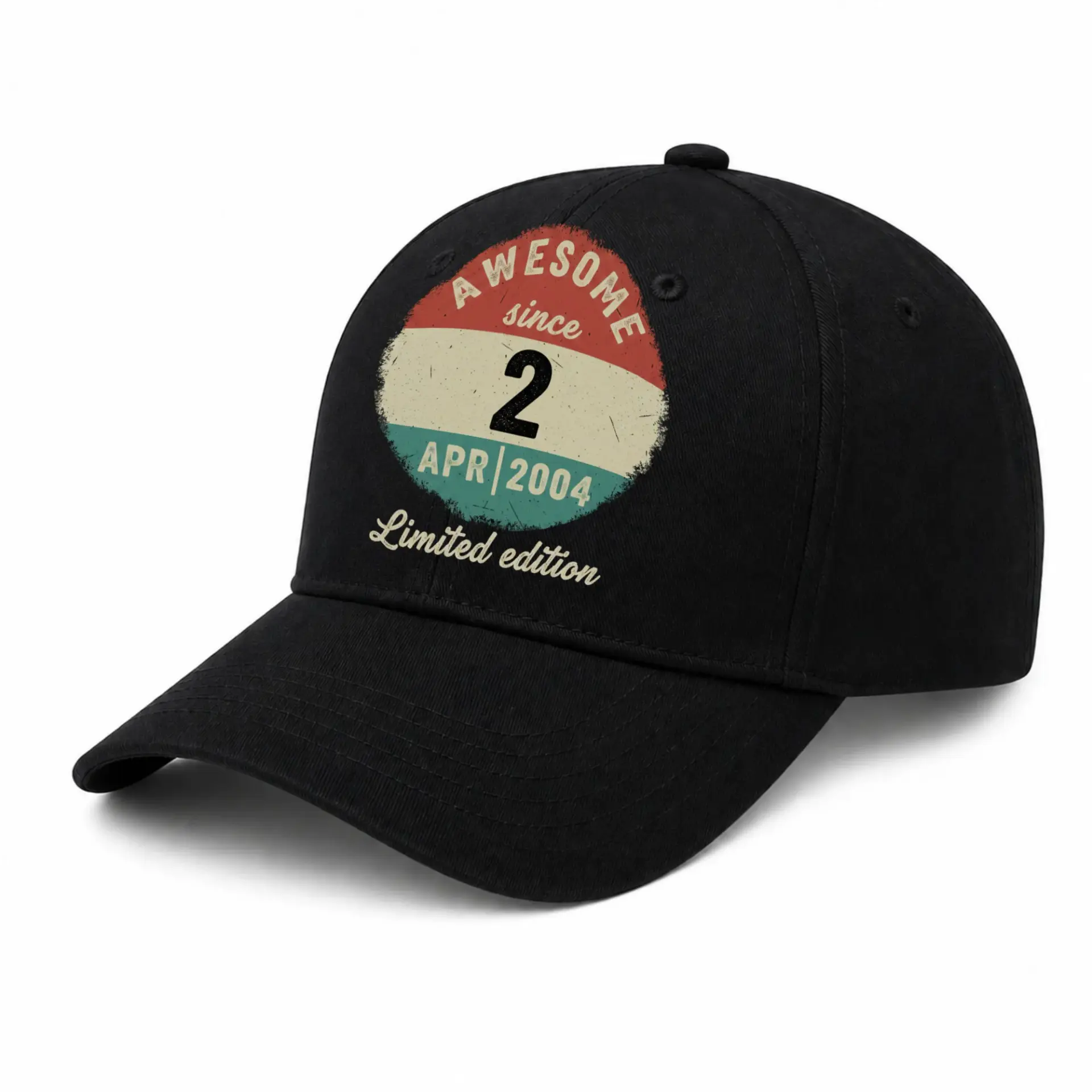 Baseball Cap Awesome Since April 2004 Graphic Hat for Casual Daily Wear