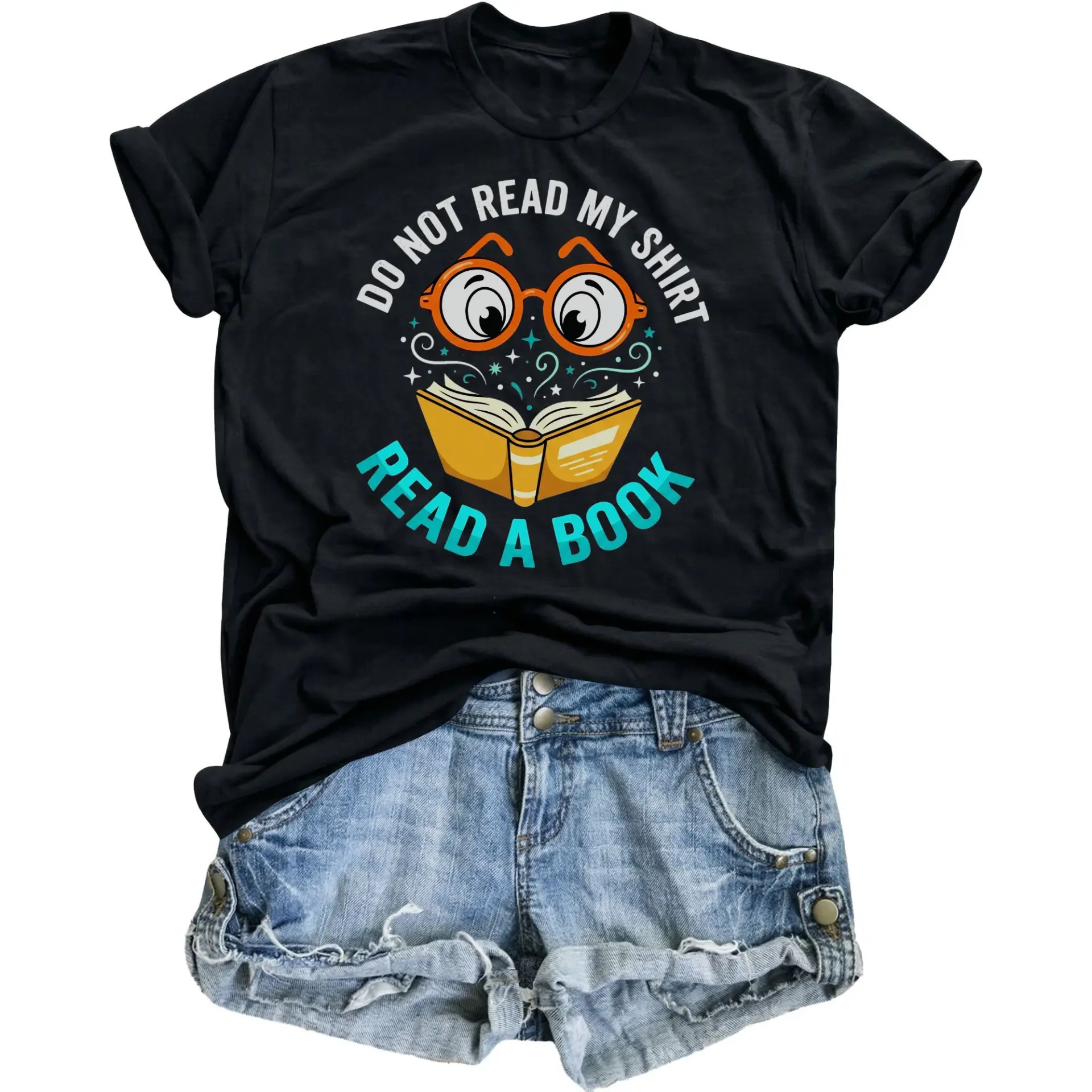 Funny Graphic Tee for Book Lovers Do Not Read My Shirt a Unisex Crew Neck Short Sleeve Cotton Apparel