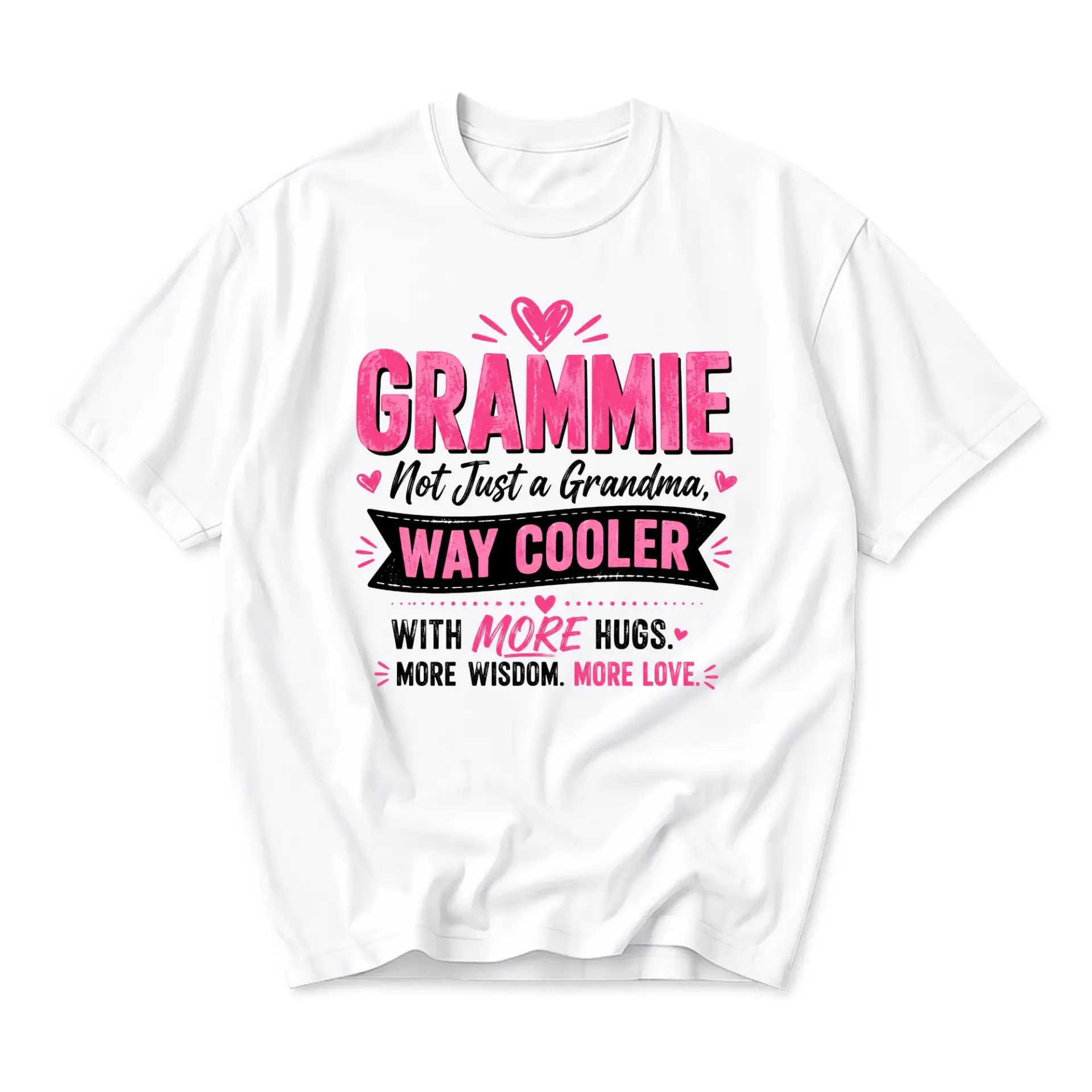 Graphic Tee Grammie Not Just a Grandma Way Funny Shirt Unisex Crew Neck