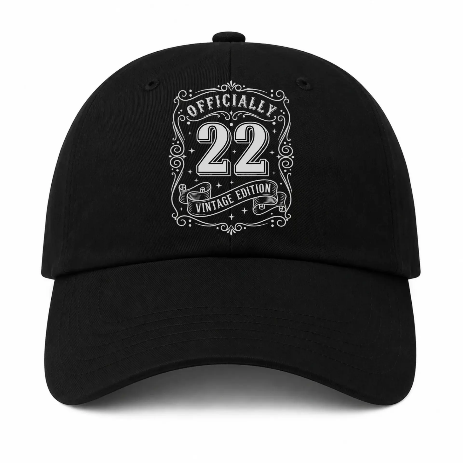 Baseball Cap Vintage 22 Edition Retro Style Graphic Embroidered Hat