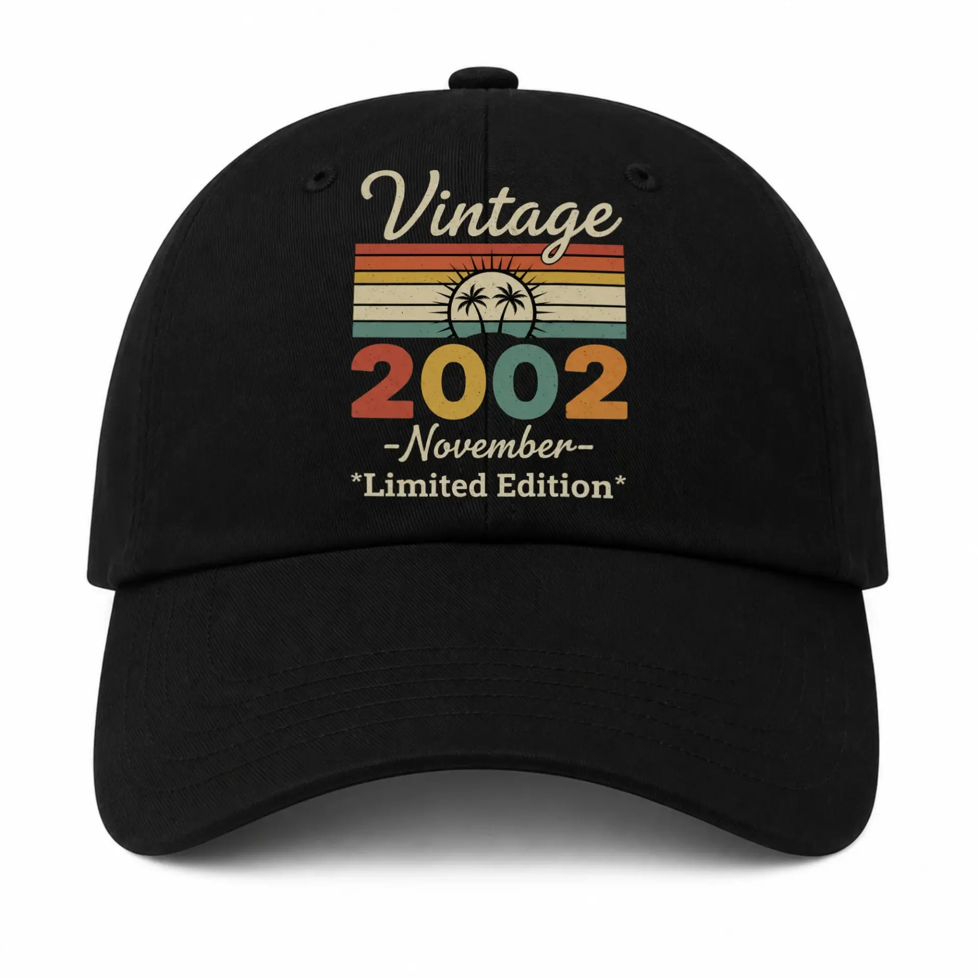 Baseball Cap Vintage November 2002 Limited Edition Retro Sunset Design