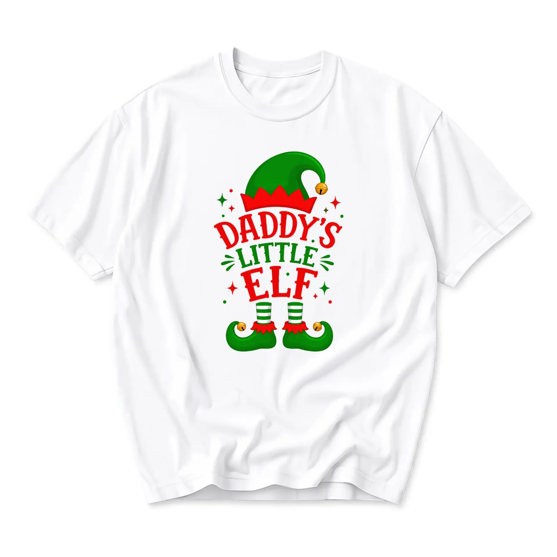 Funny Shirt Daddy's Little Graphic Tee Holiday Seasonal Casual Apparel