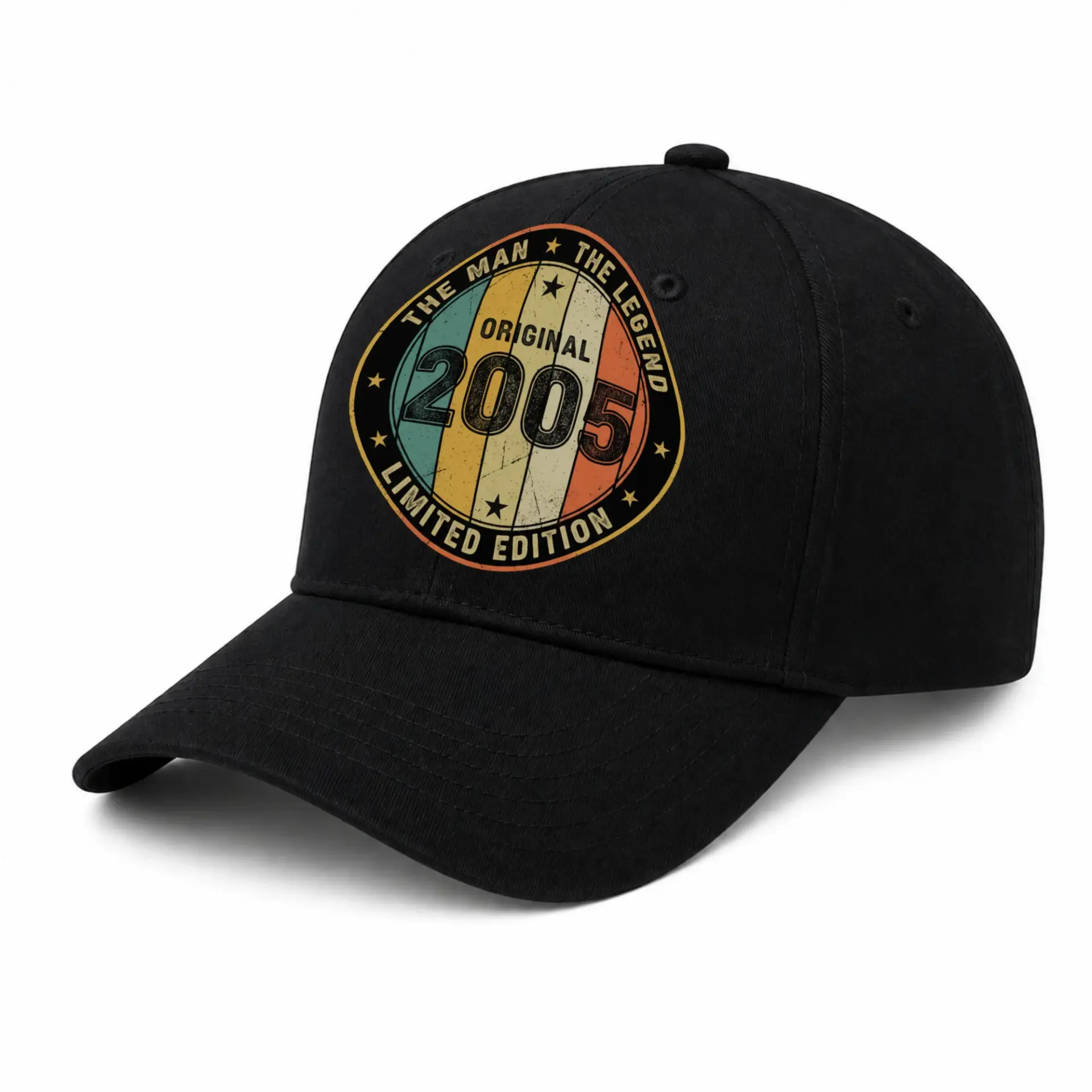 Baseball Cap the Man the Legend Retro Design Adjustable Hat for Adults