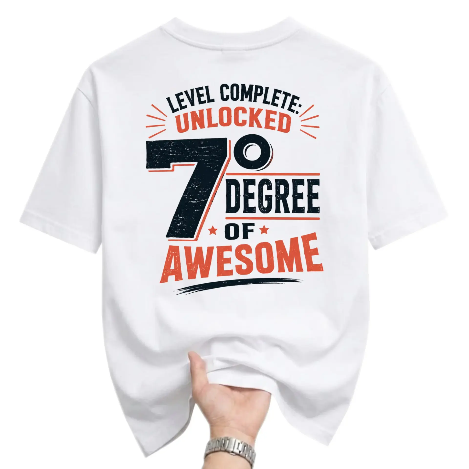 Funny Shirt Complete Unlocked 70th Birthday Graphic Tee Unisex Casual