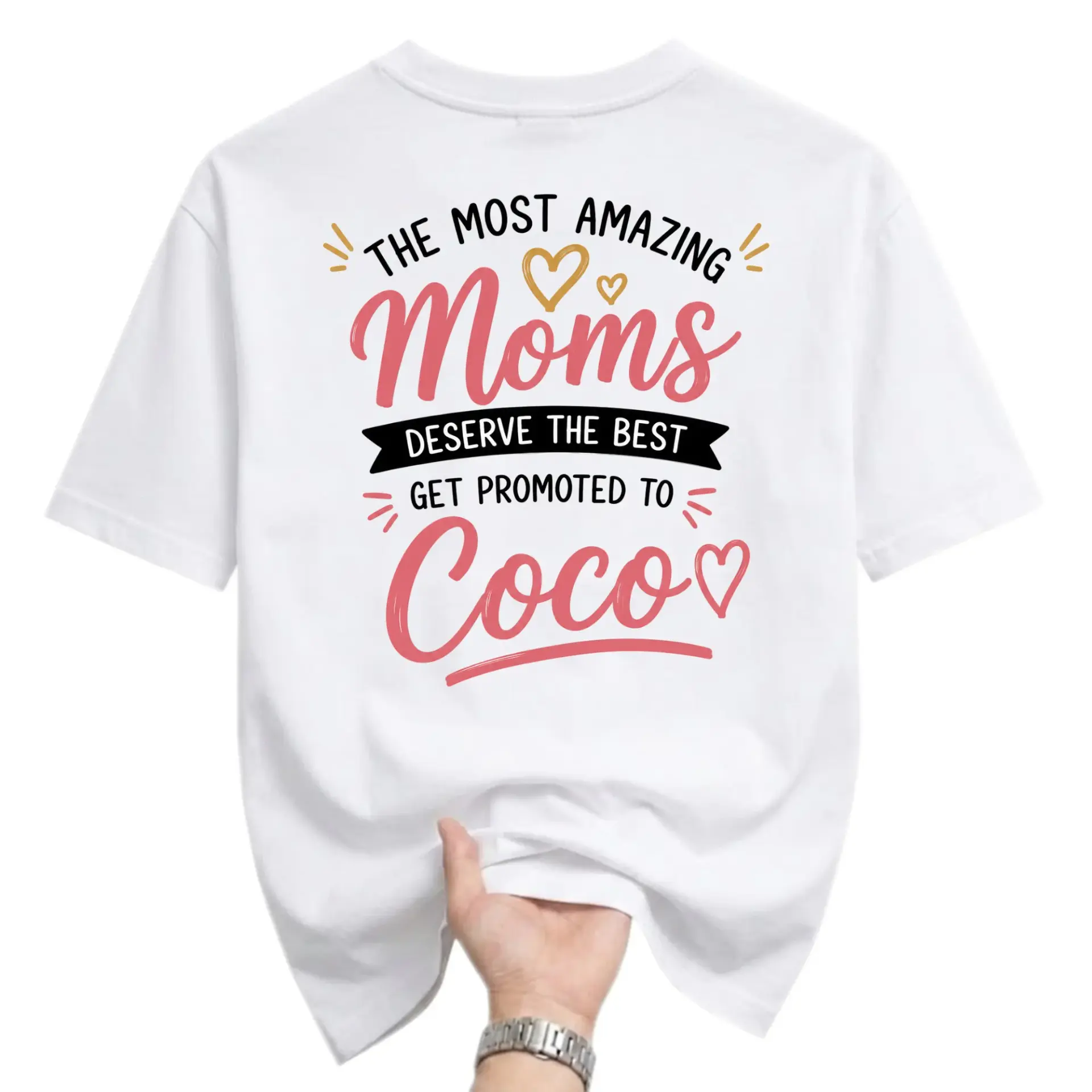 Funny Shirt the Most Amazing Moms Deserve Best Get Promoted to Coco Unisex