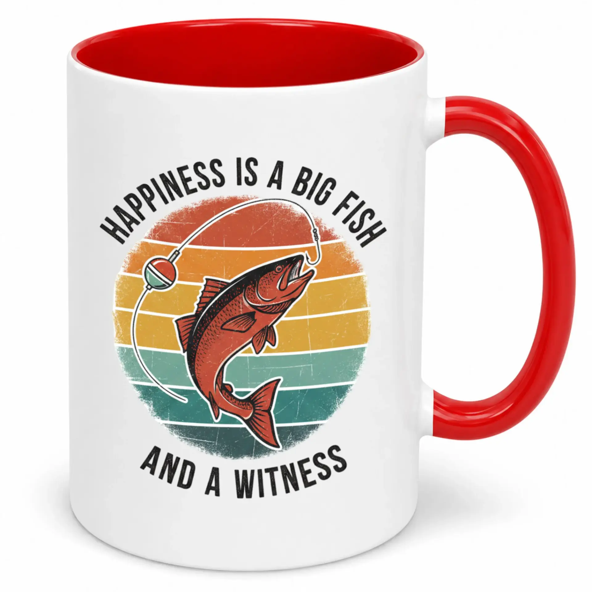 Funny Fishing Ceramic Coffee Mug with Humorous Angler Quote Design - Great Gift for Fishermen, Outdoorsmen, and Fishing Enthusiasts