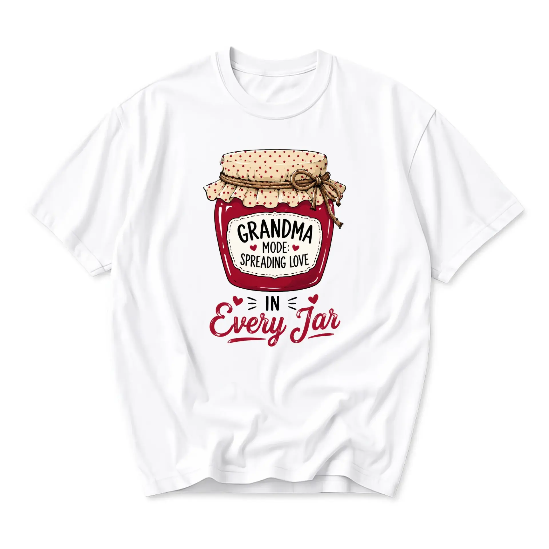 Funny Shirt Grandma Mode Spreading Love in Every Jar Graphic Tee Unisex