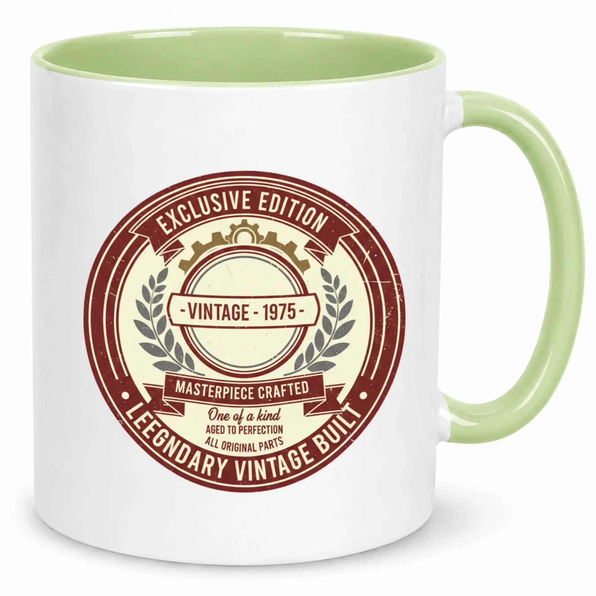 Vintage 1975 Coffee Mug Exclusive Edition Ceramic Cup Aged to Design 49th Birthday Present for Him