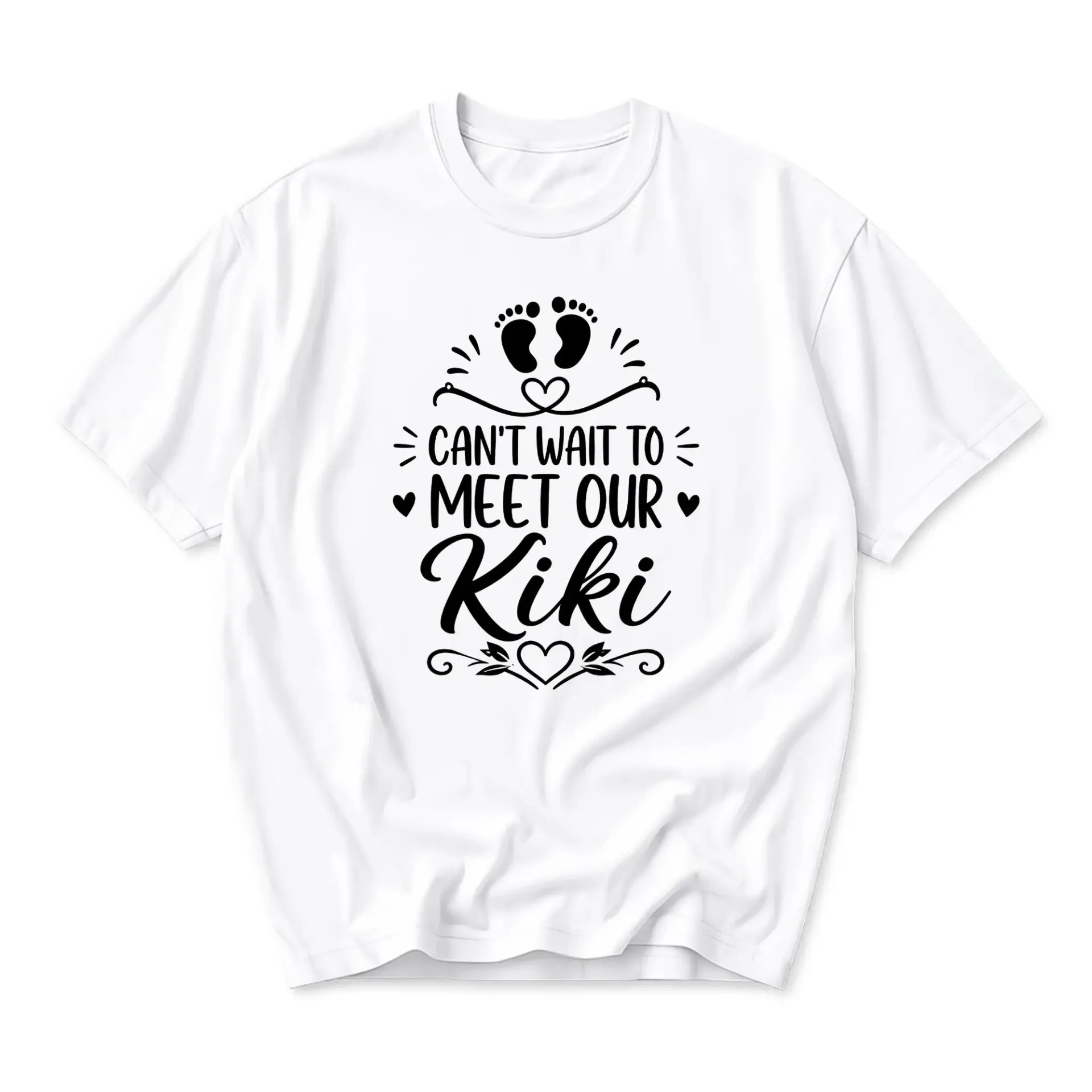 Graphic Tee Unisex Crew Neck Short Sleeve Shirt Featuring Can't Wait to