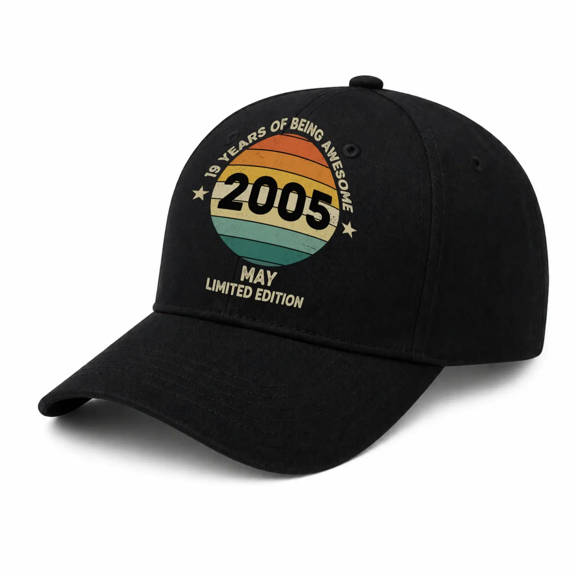 Baseball Cap Retro 2005 Limited Edition Vintage Sunset Graphic Hat