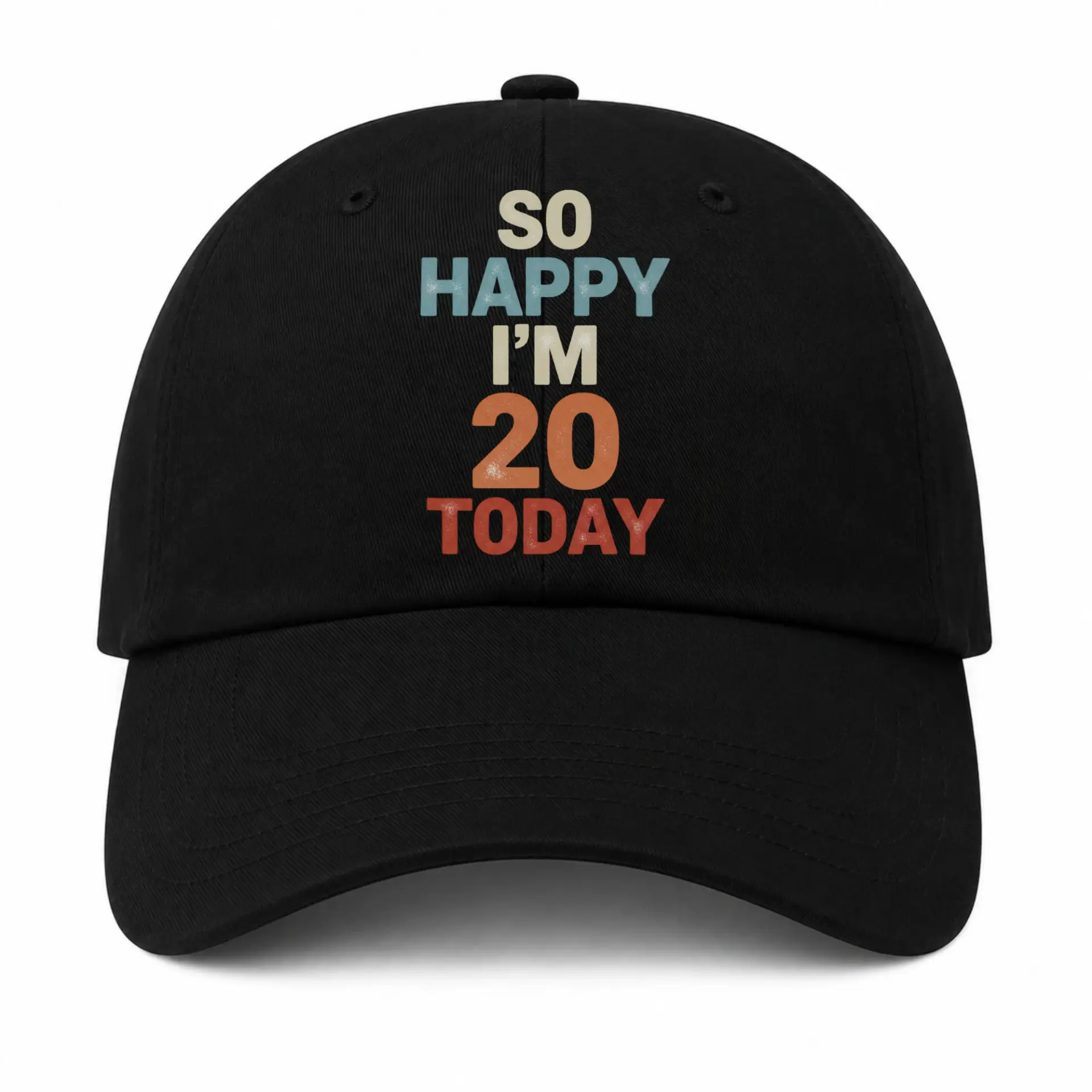 Vinyl Sticker Pack so Happy I Am 20 Today Birthday Celebration Decals for Laptops Water Bottles and Personal Journals