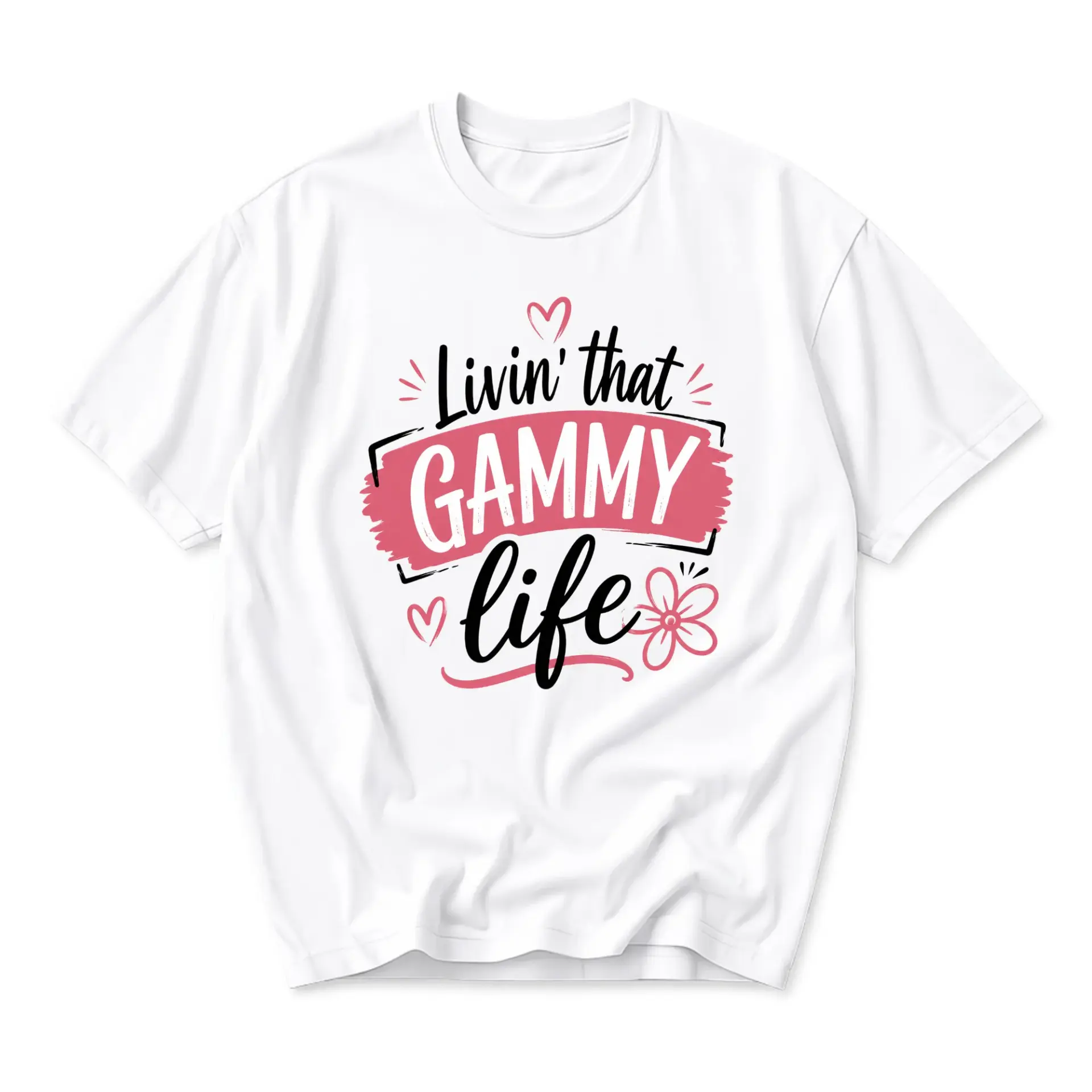 Graphic Tee Unisex Crew Neck Shirt That Gammy Life Slogan Cotton Blend Comfortable Casual Everyday Apparel