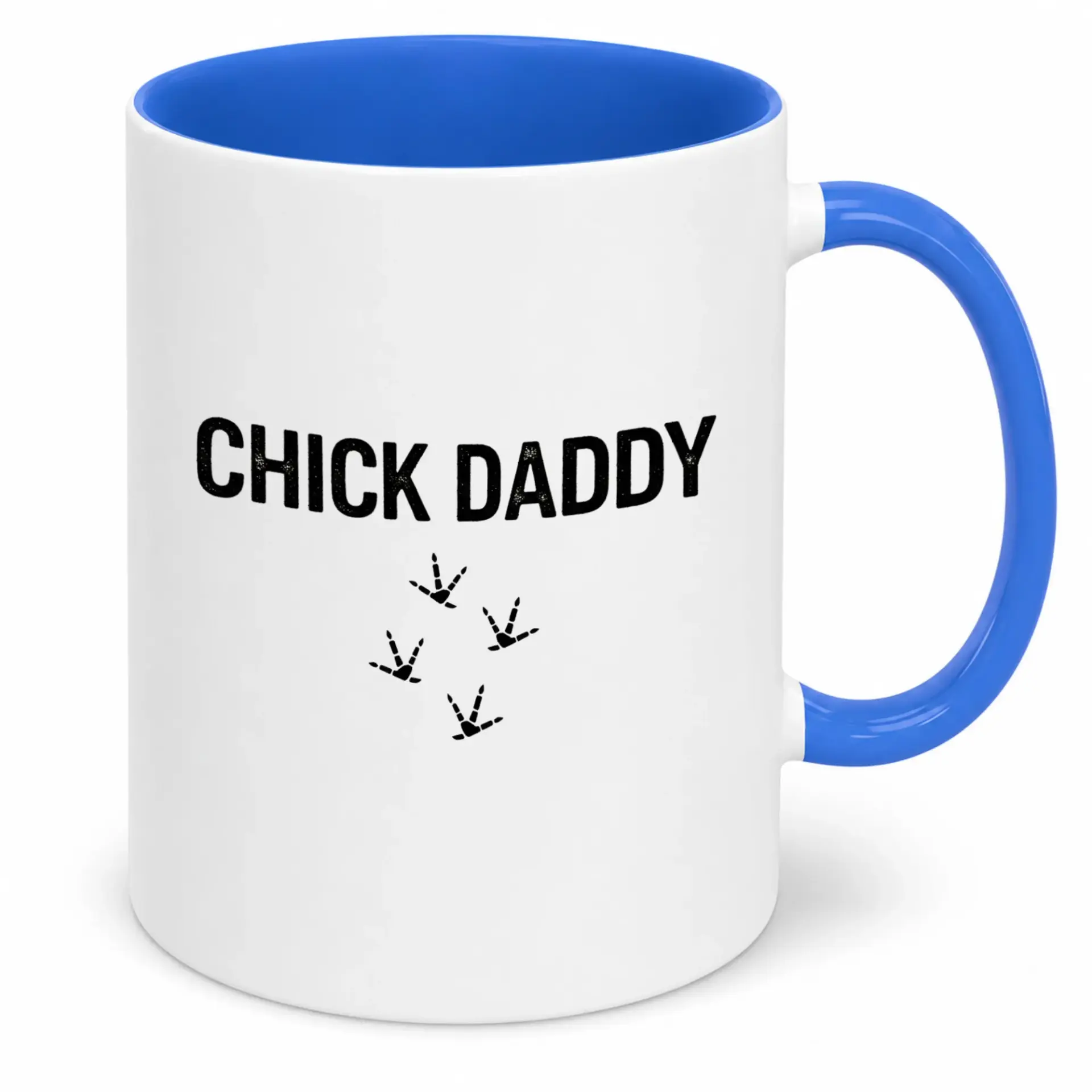 Funny Chick Ceramic Coffee Mug with Design Unique Novelty Drinkware for Fathers and Animal Lovers
