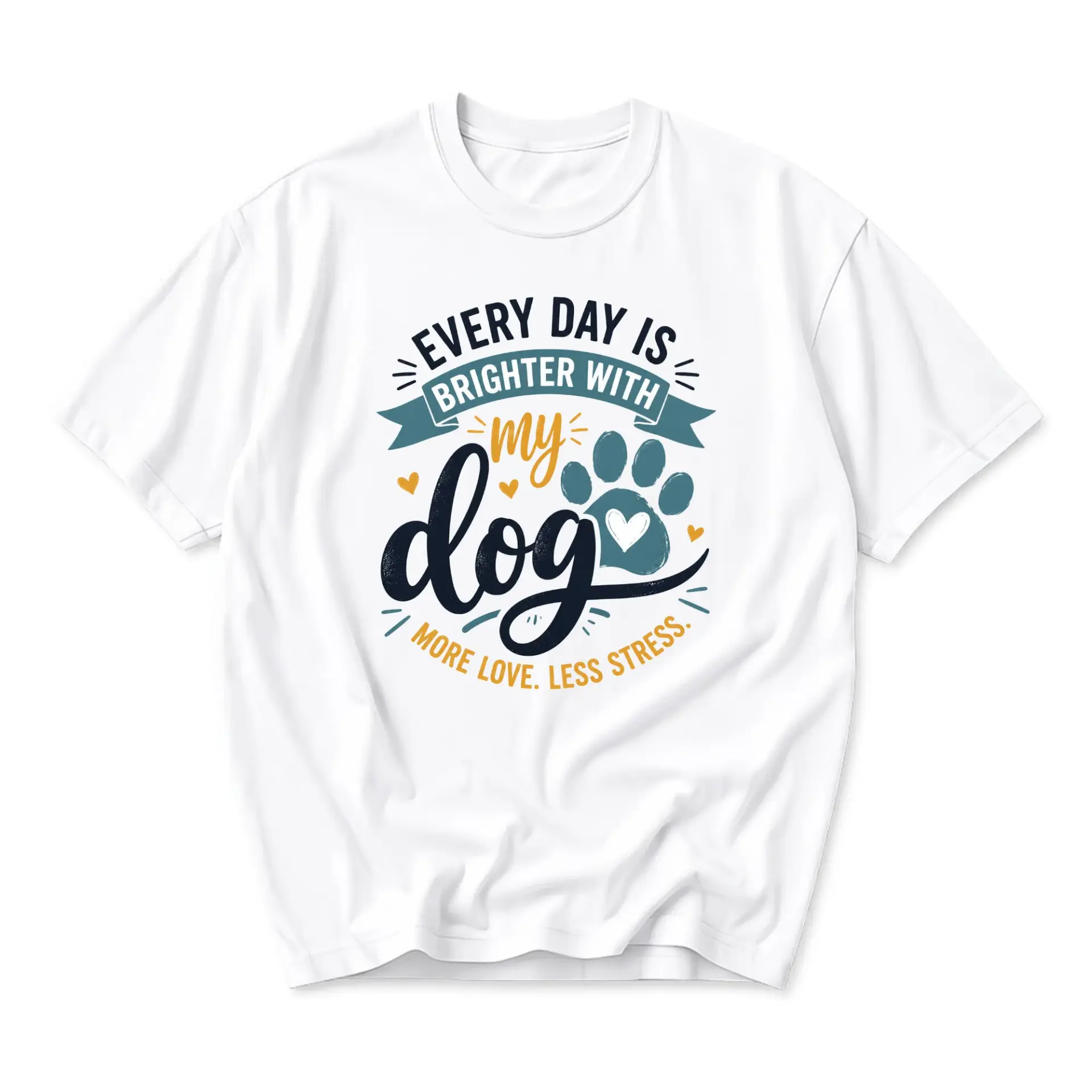 Funny Shirt Every Day Is Brighter with Graphic Tee Unisex Crew Neck Casual