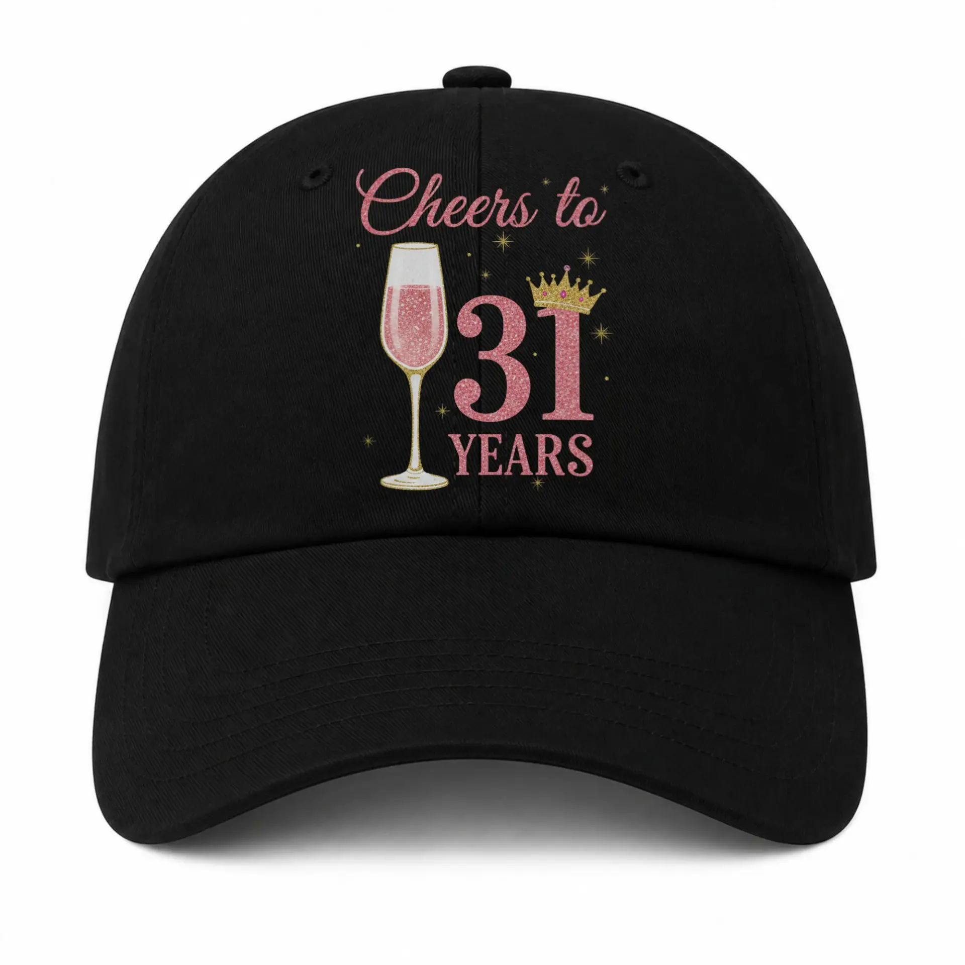 Baseball Cap Cheers to 31 Years Birthday Gift Hat for Adults