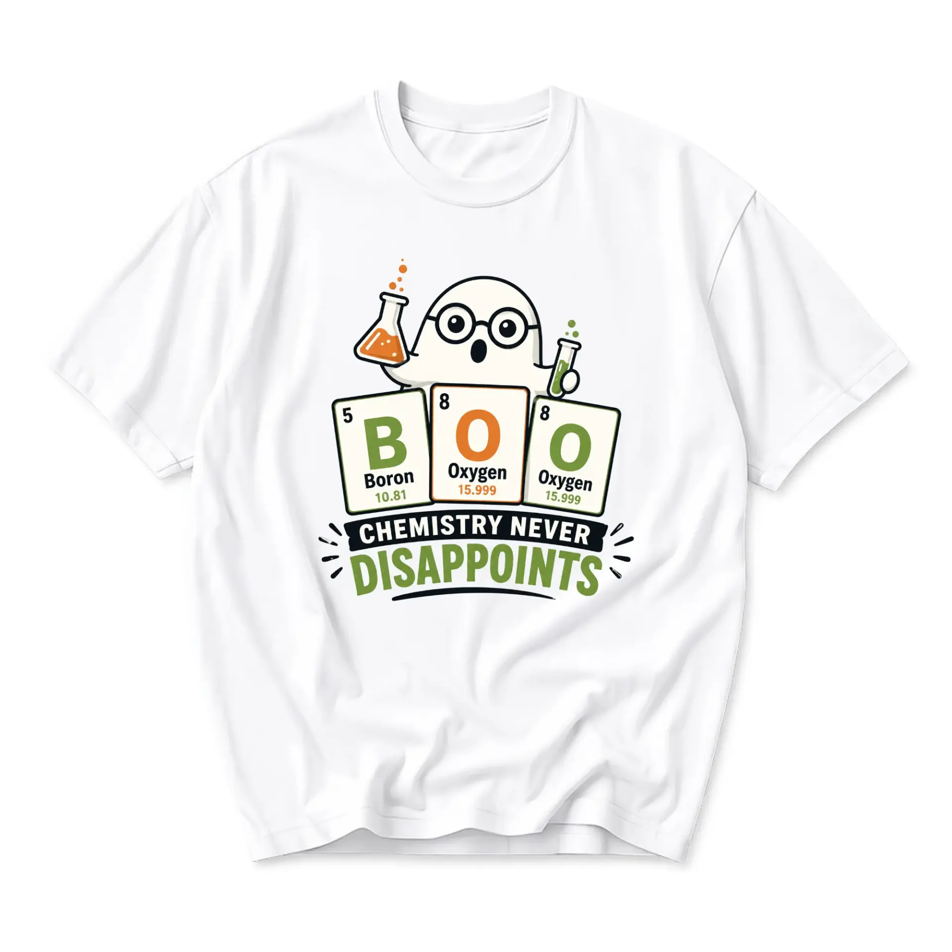 Funny Shirt Science Chemistry Pun Graphic Tee Unisex Crew Neck Short Sleeve Top for Casual Everyday Wear and Gifting