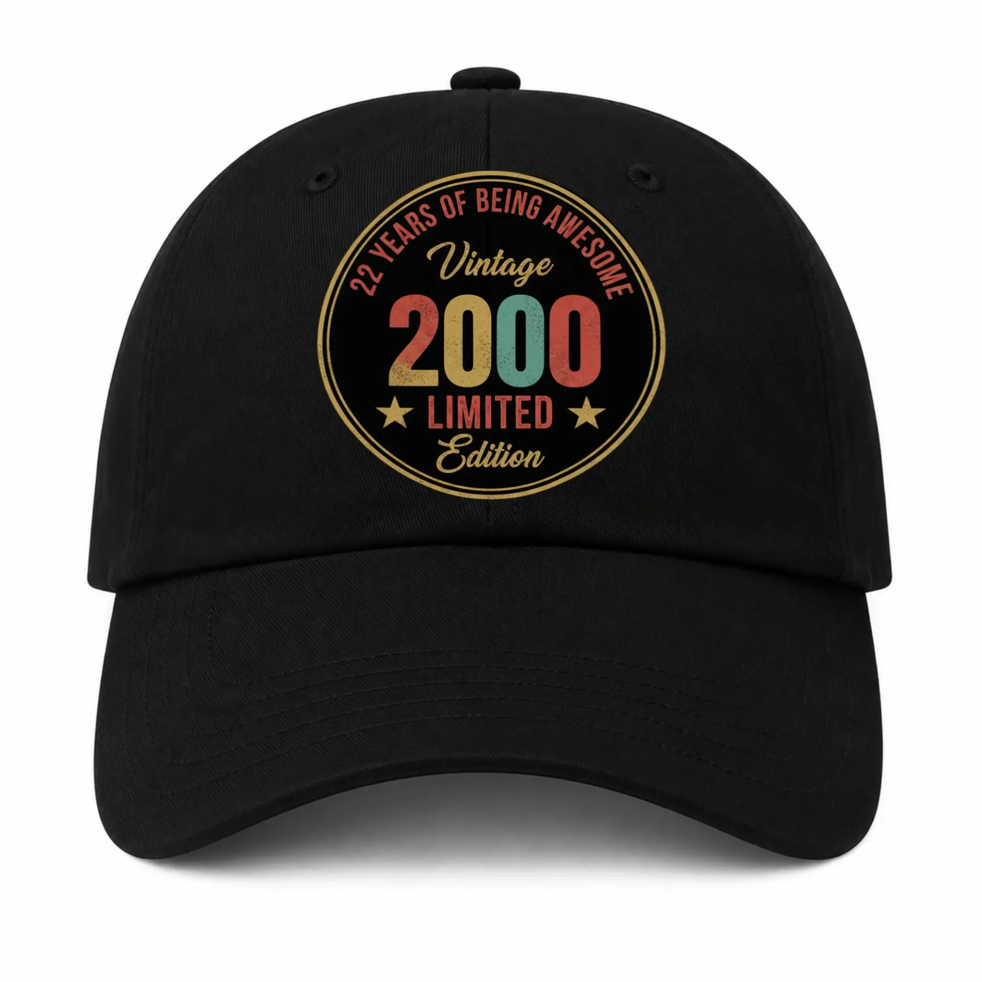 Baseball Cap Vintage 2000 Limited Edition Graphic Embroidered Hat