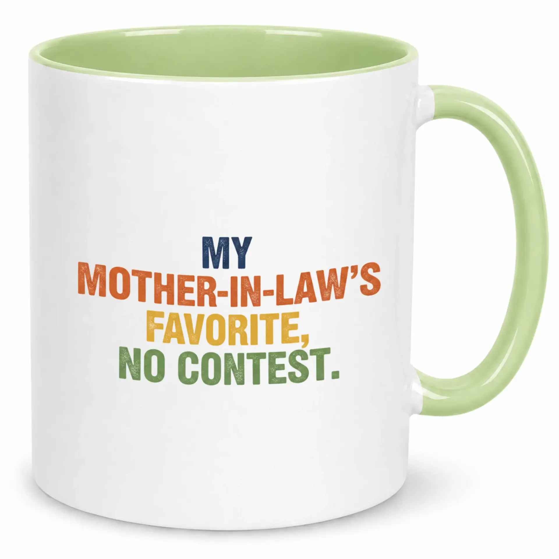 Funny Mother-In-Law Ceramic Coffee Mug Sarcastic Family Humor Tea Cup for Home or Office Witty Daily Beverage Drinkware Gift
