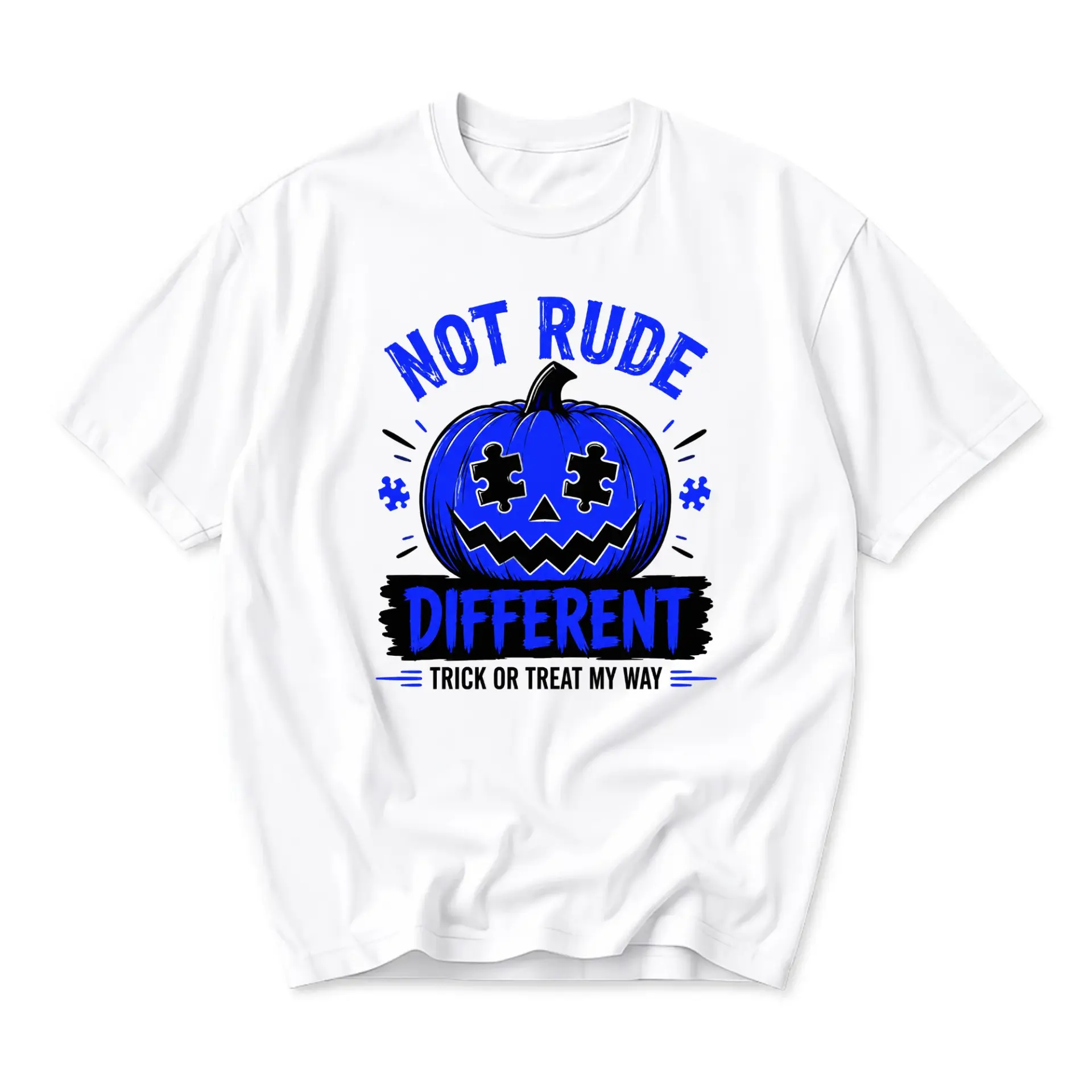 Funny Shirt Not Rude Different Pumpkin Graphic Tee Unisex Casual Apparel for Everyday Comfort and Self Expression