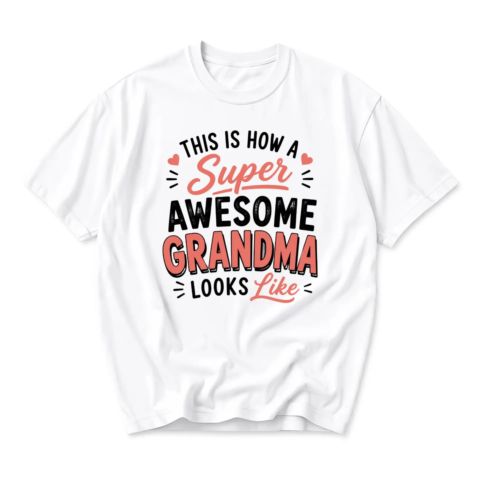 Funny Shirt This Is How a Grandma Looks Like Graphic Tee Comfortable Cotton