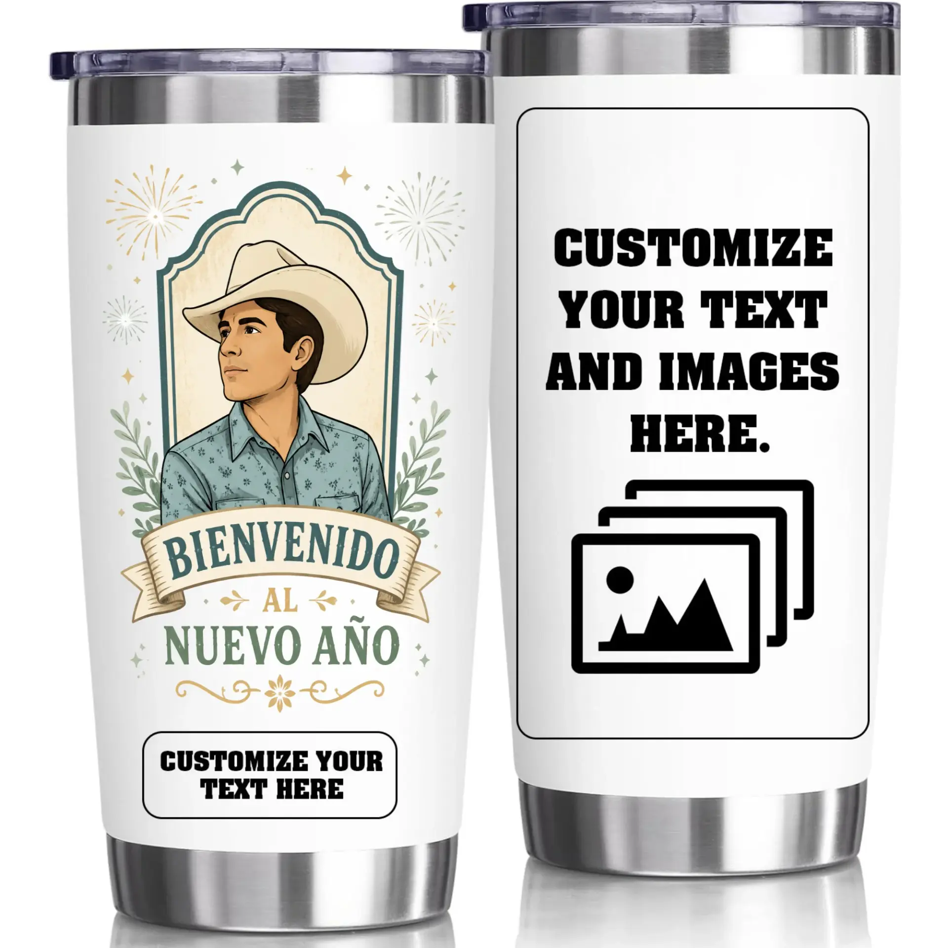 Risk: Image Contains Placeholders and Instructions for Customization Rather Than a Finished Consumer Product Design
