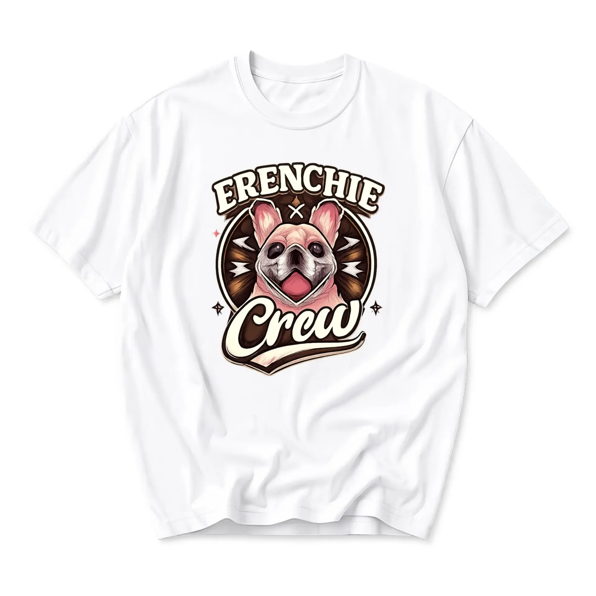 Graphic Tee Crew Dog Lover Unisex T-Shirt Casual Everyday Neck Shirt Soft