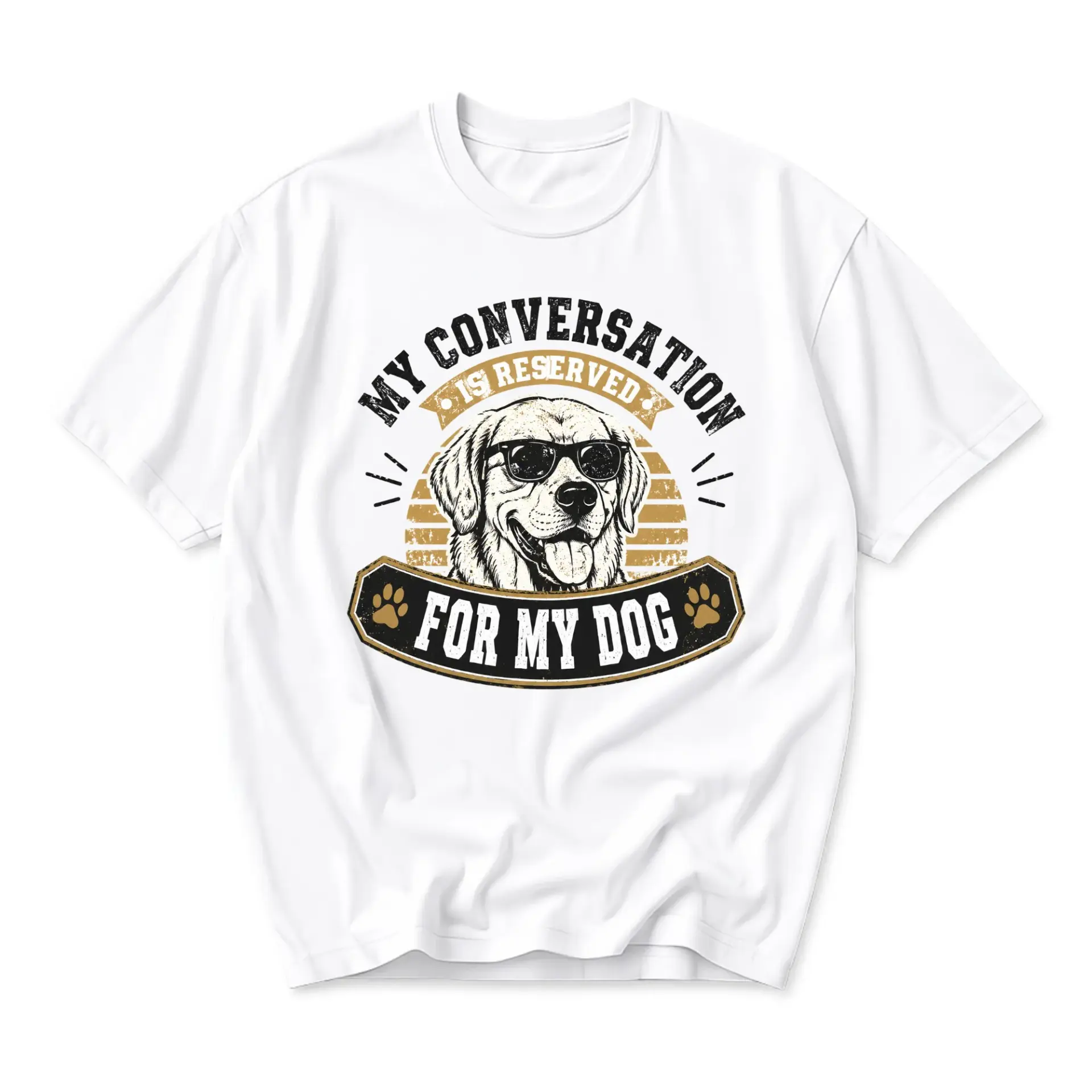 Funny Shirt My Conversation Is for Graphic Tee Casual Unisex Crew Neck