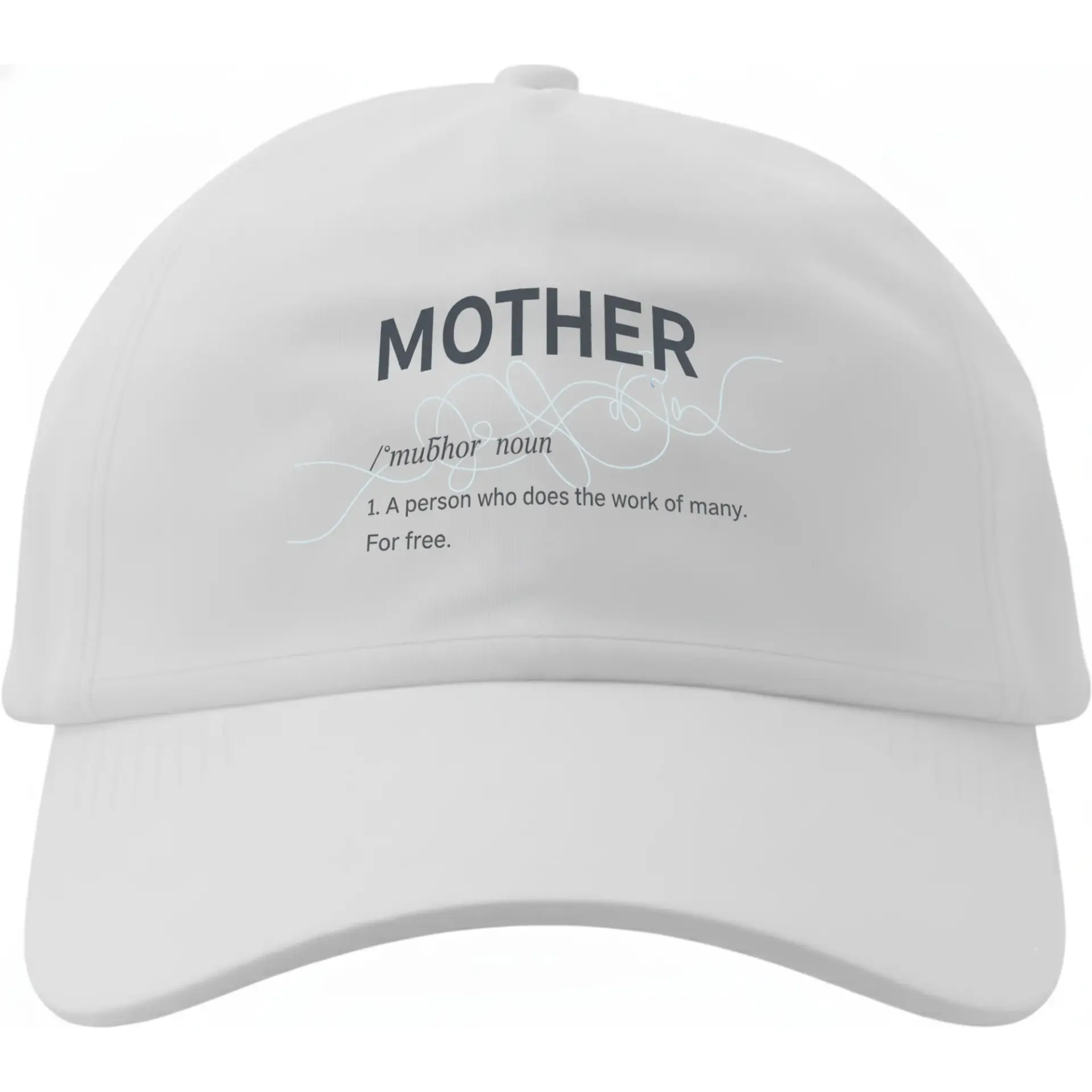 Baseball Cap Mother Definition Graphic Hat Funny Sarcastic Humorous Dictionary Meaning Design for Everyday Casual Wear