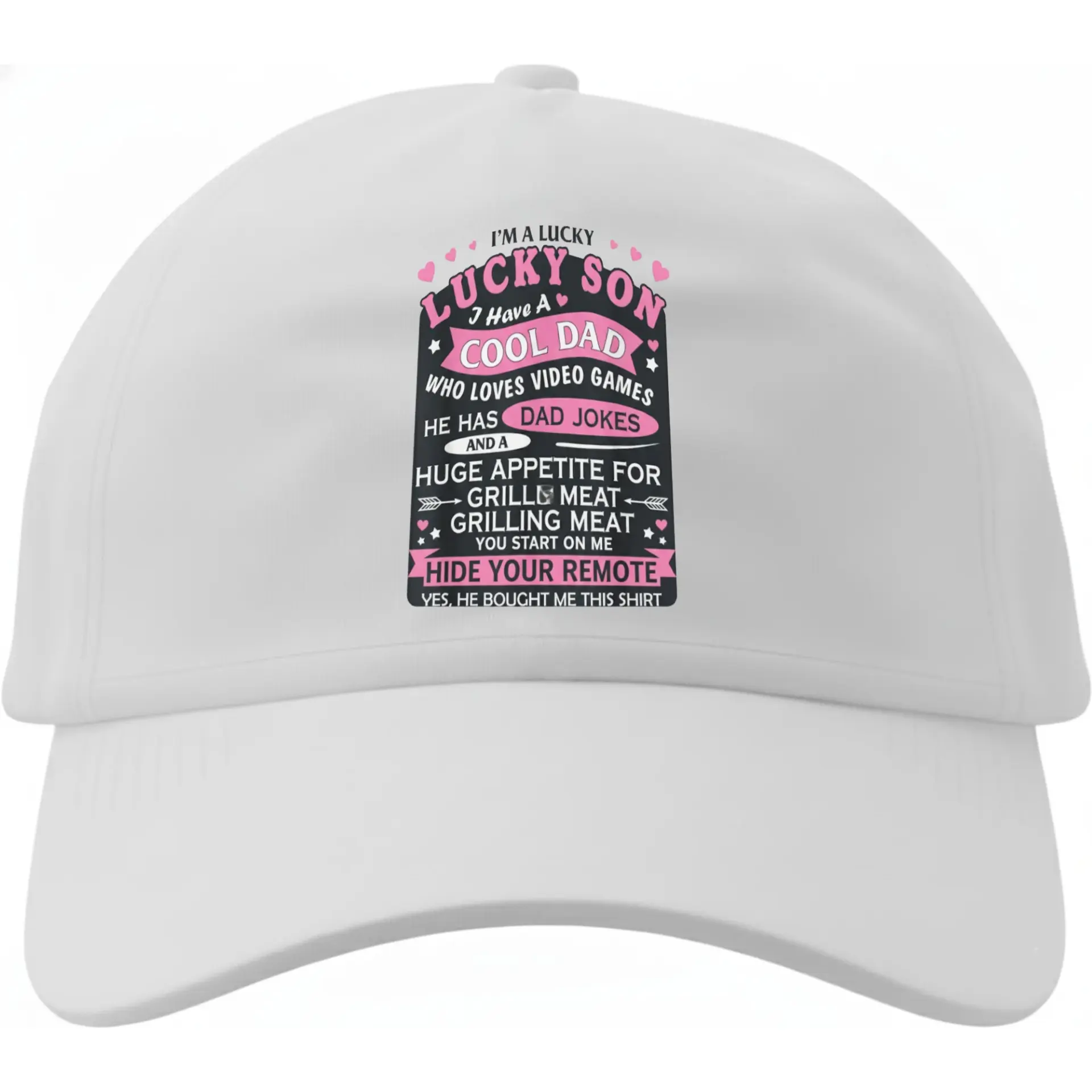 Baseball Cap for Cool Dad Funny Graphic Print Structured Low Profile Cotton Hat Adjustable Strap for Everyday Wear