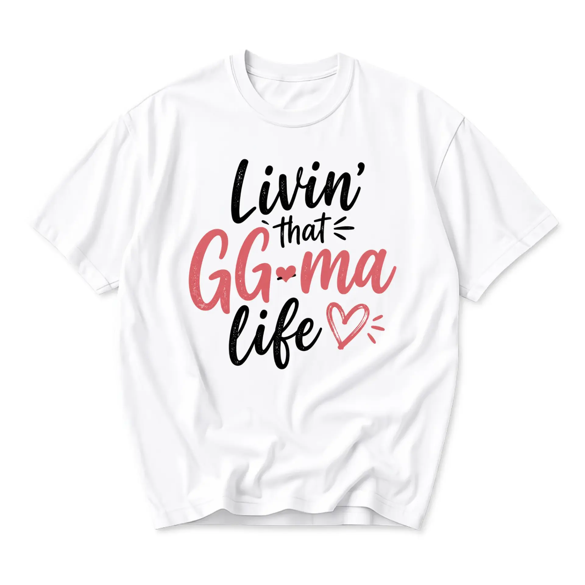Graphic Tee That Gg-Ma Life Funny Shirt Casual Cotton Blend Unisex Crew Neck Top for Grandmothers