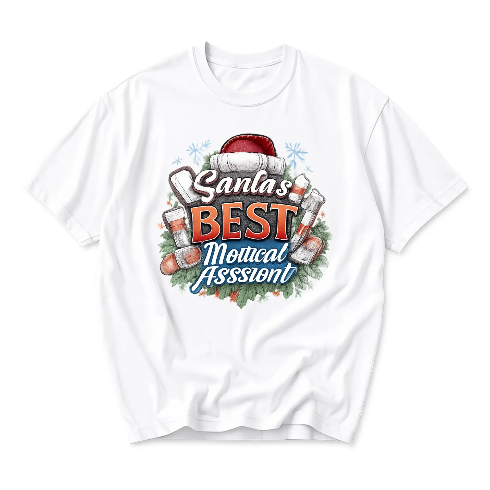 Funny Shirt Unisex Graphic Printed T-Shirt Medical Holiday Themed Apparel