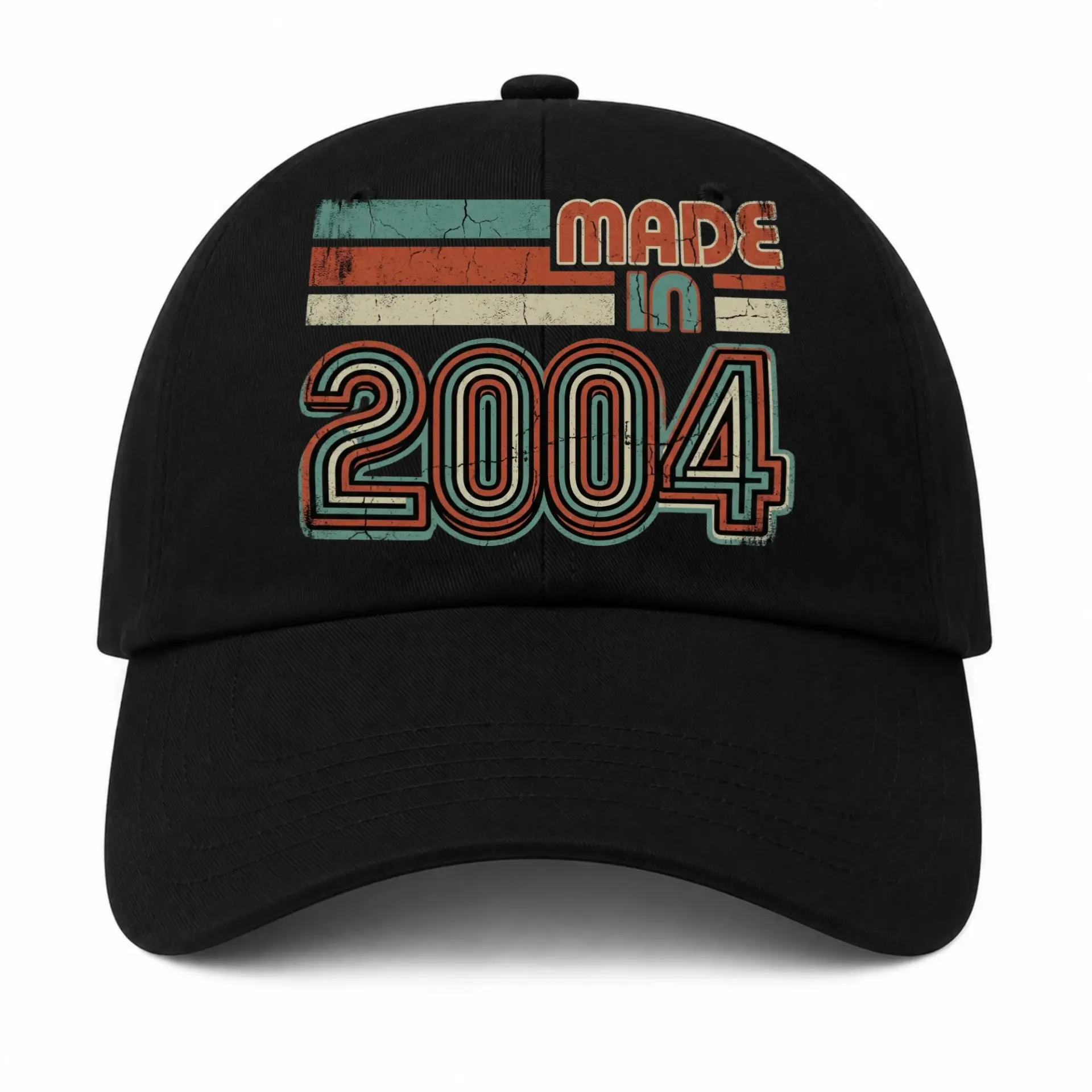 Baseball Cap Vintage Made in 2004 Retro Style Unisex Adjustable Hat