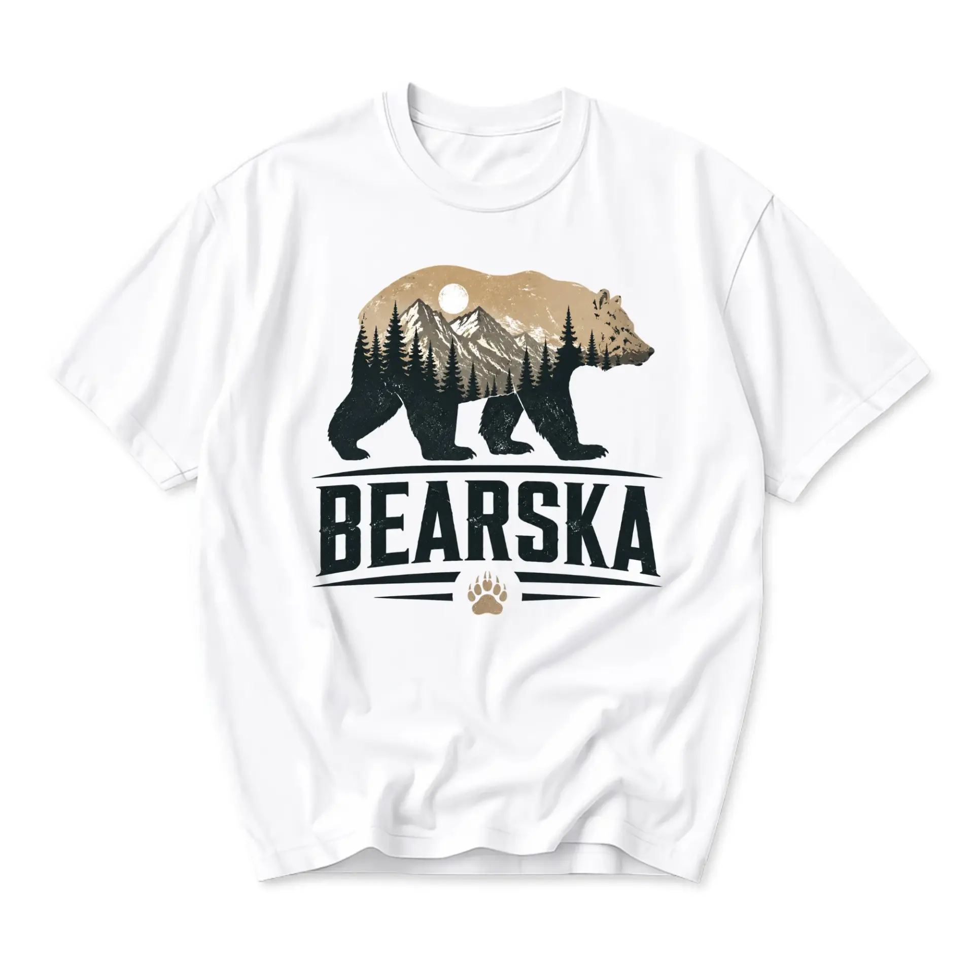 T-shirt Graphic Tee Mountain Theme Unisex Crew Neck Casual Everyday Wear Soft Cotton Blend Shirt