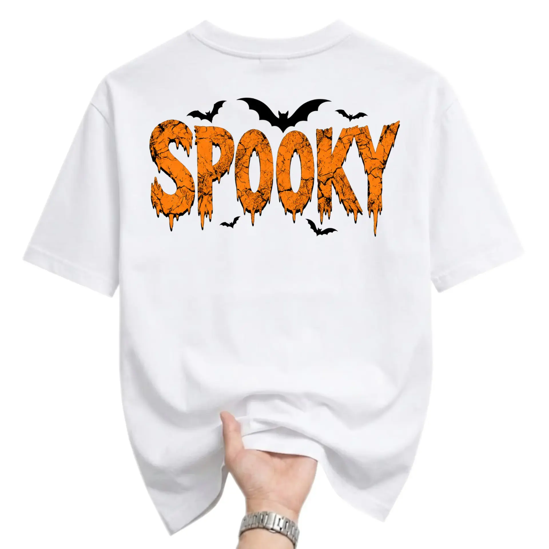 Graphic Tee Spooky Halloween Shirt Unisex Crew Neck Short Sleeve Top for Fall Season Casual Wear and Everyday Style