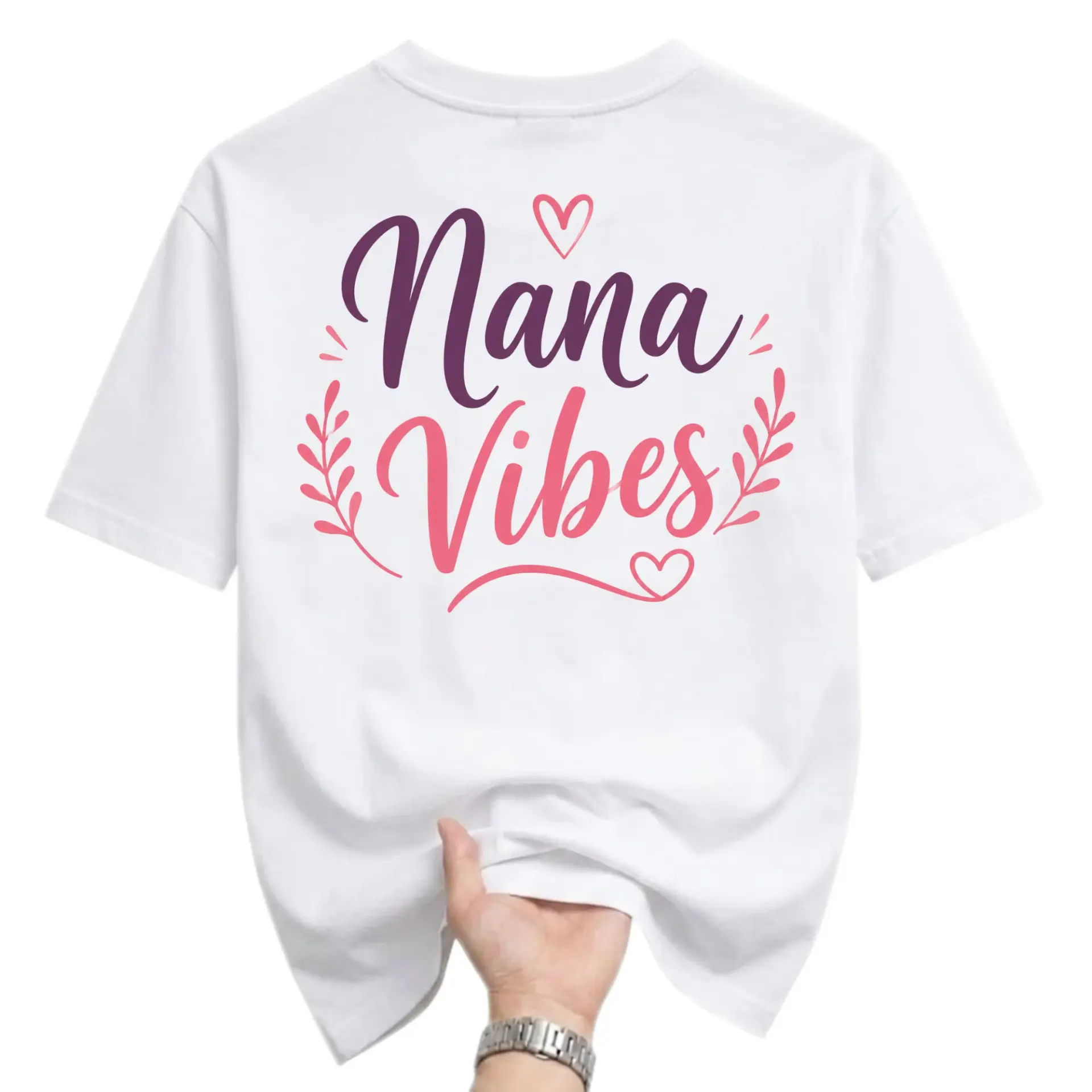 T-shirt Nana Graphic Tee Casual Soft Cotton Everyday Wear Short Sleeve Crew