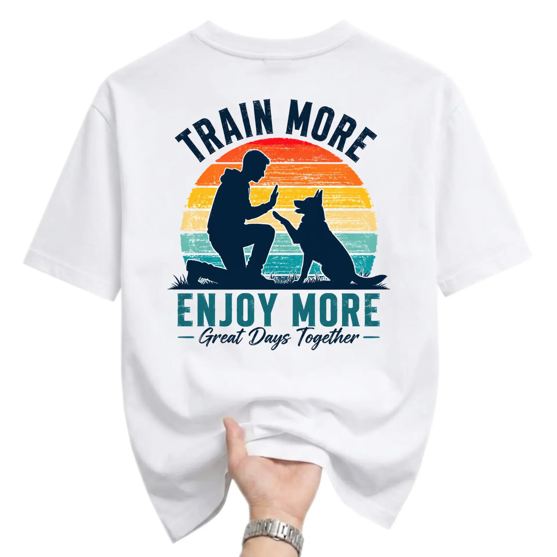 Graphic Tee Dog Lover T-Shirt Unisex Casual Crew Neck Top for Pet Owners