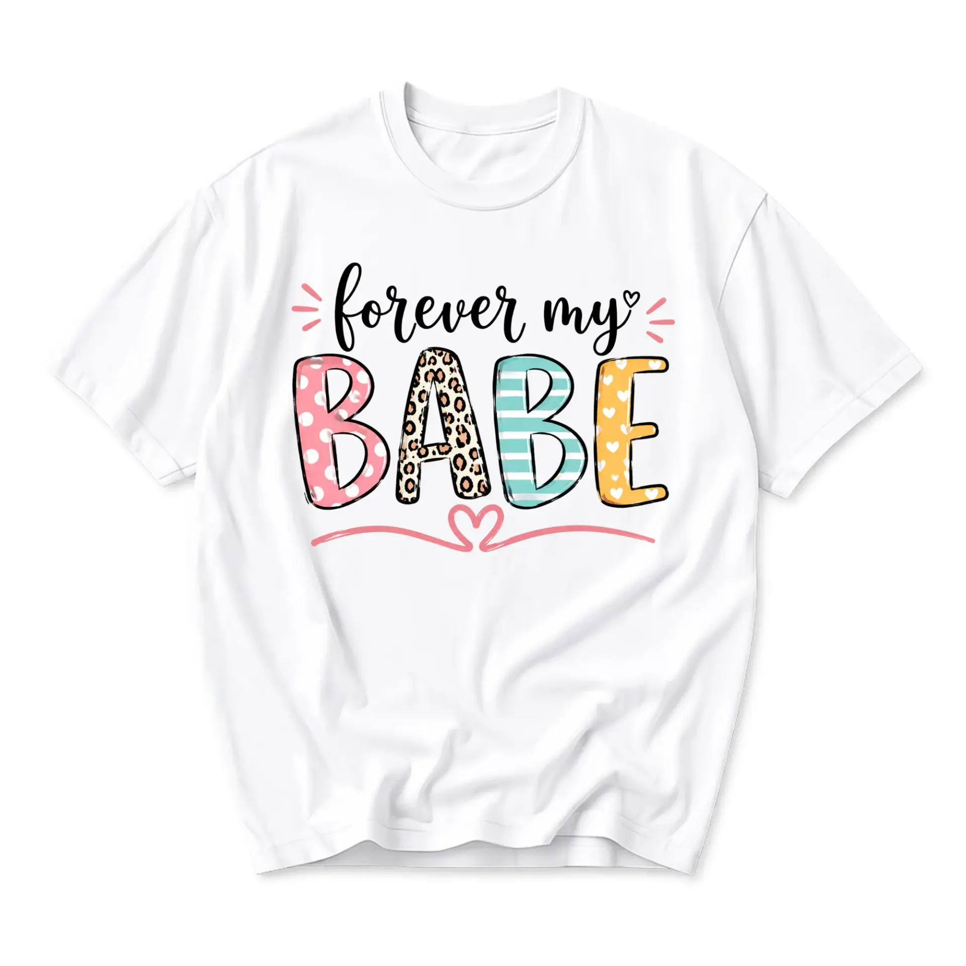 Graphic Tee Forever My Shirt Unisex Casual Crew Neck Soft Cotton Blend Top for Everyday Wear and Gift Giving