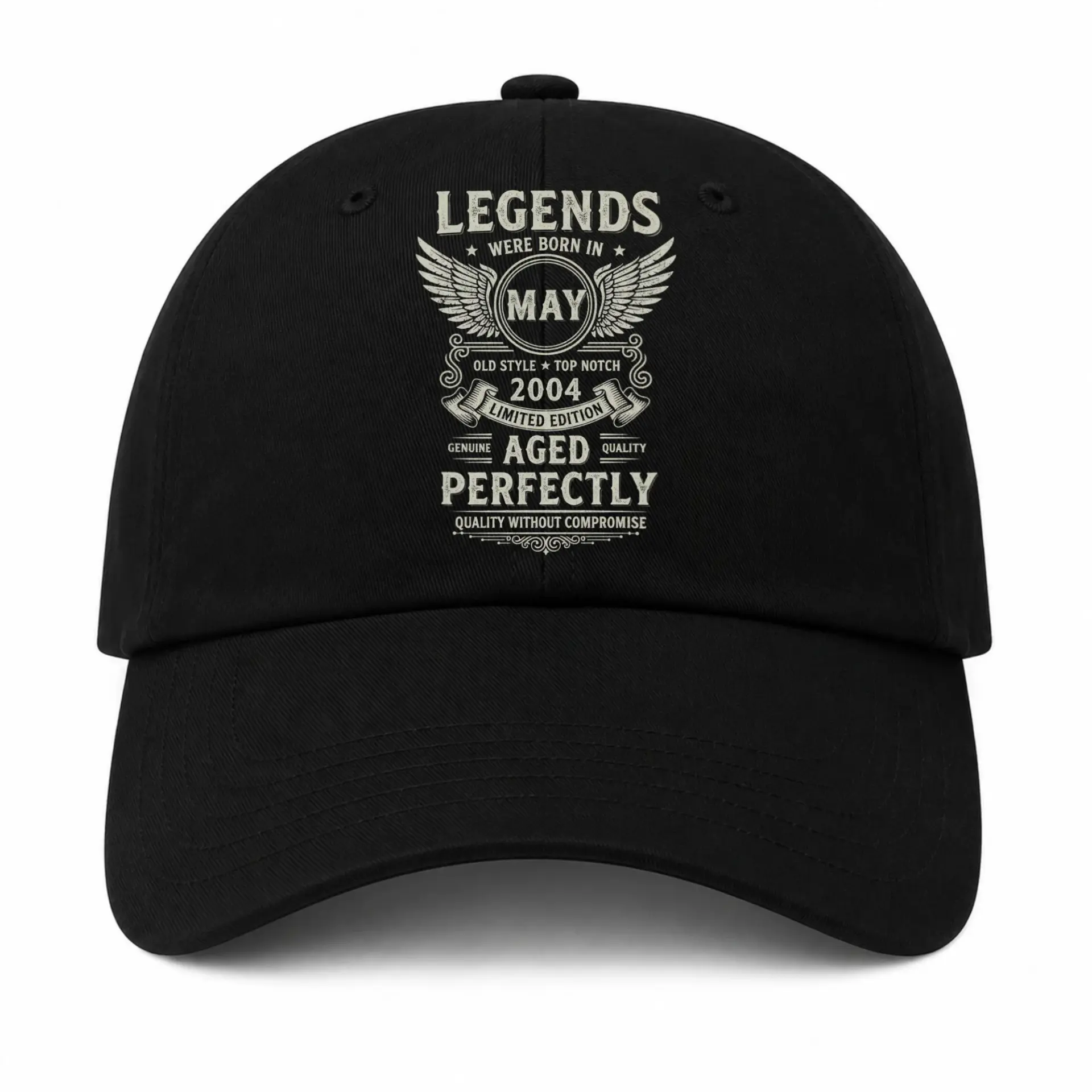 Vinyl Sticker Pack Legends Born in May 2004 Aged Perfectly Graphic Decals for Laptops Water Bottles and Personal Gear