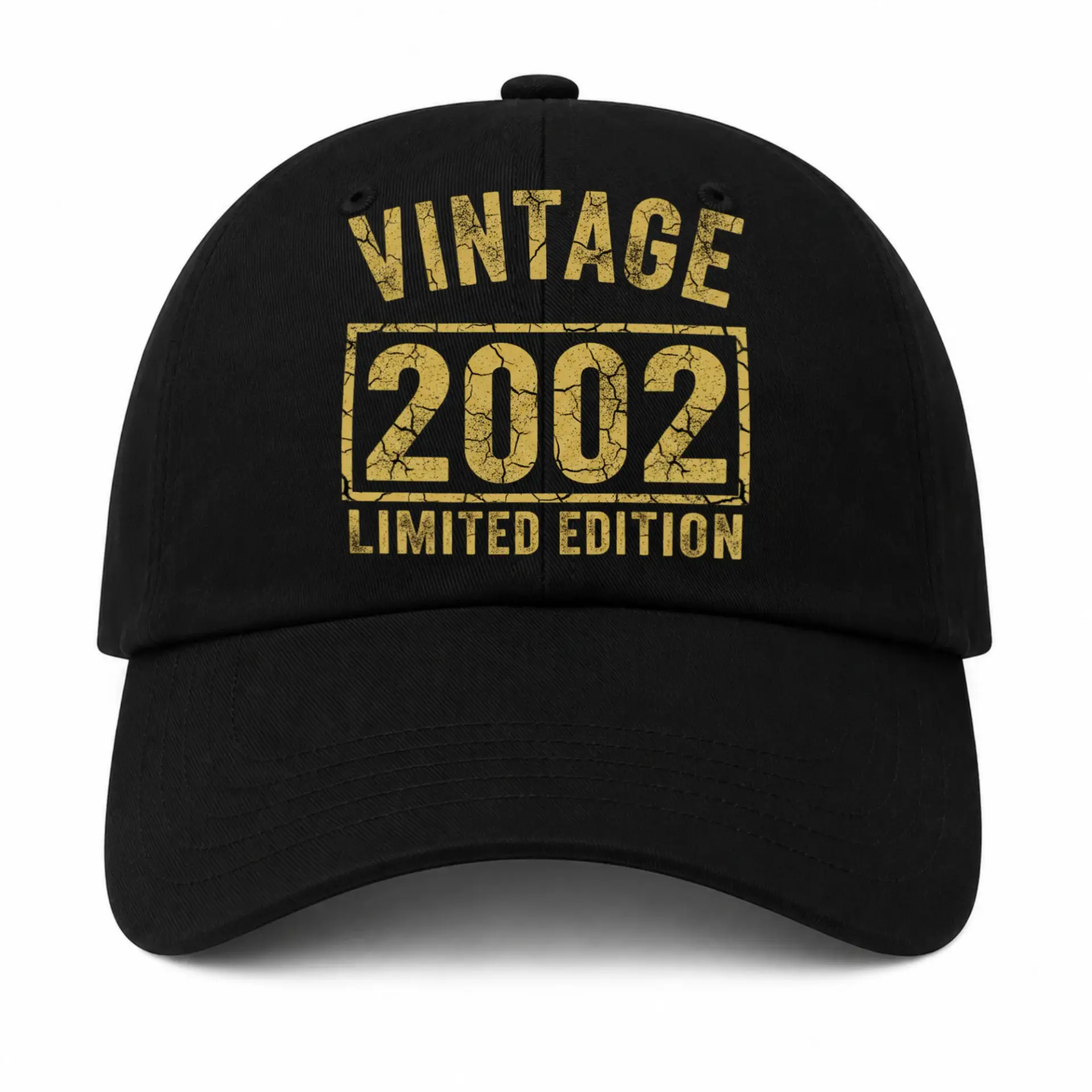 Baseball Cap Vintage 2002 Limited Edition Design Cotton Dad Hat