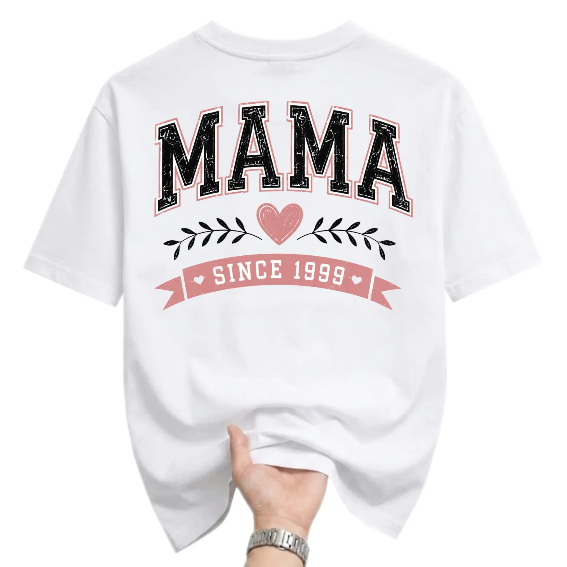 Graphic Tee Mama Since 1999 Unisex Crew Neck T-Shirt Retro Style Apparel