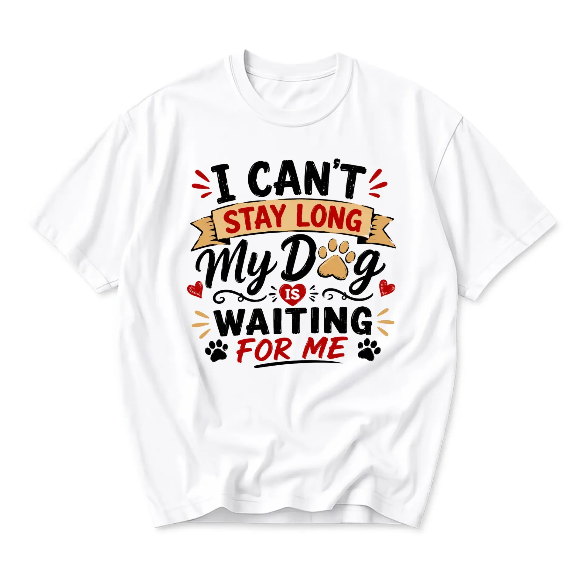 Funny Shirt I Can't Stay Long Is Waiting for Me Graphic Tee Unisex Short