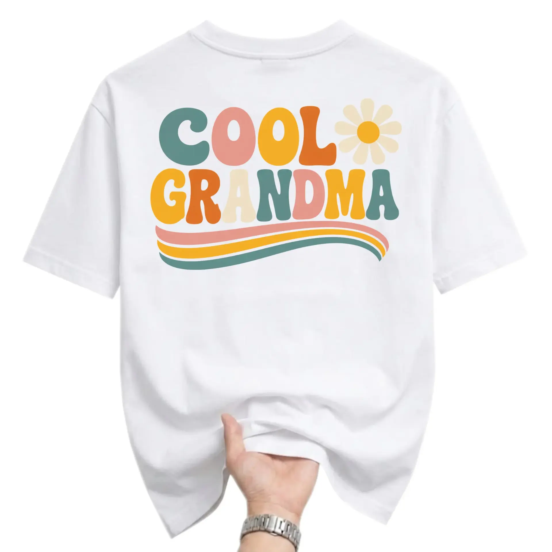 Graphic Tee Cool Grandma Retro Style Unisex Crew Neck Short Sleeve Shirt