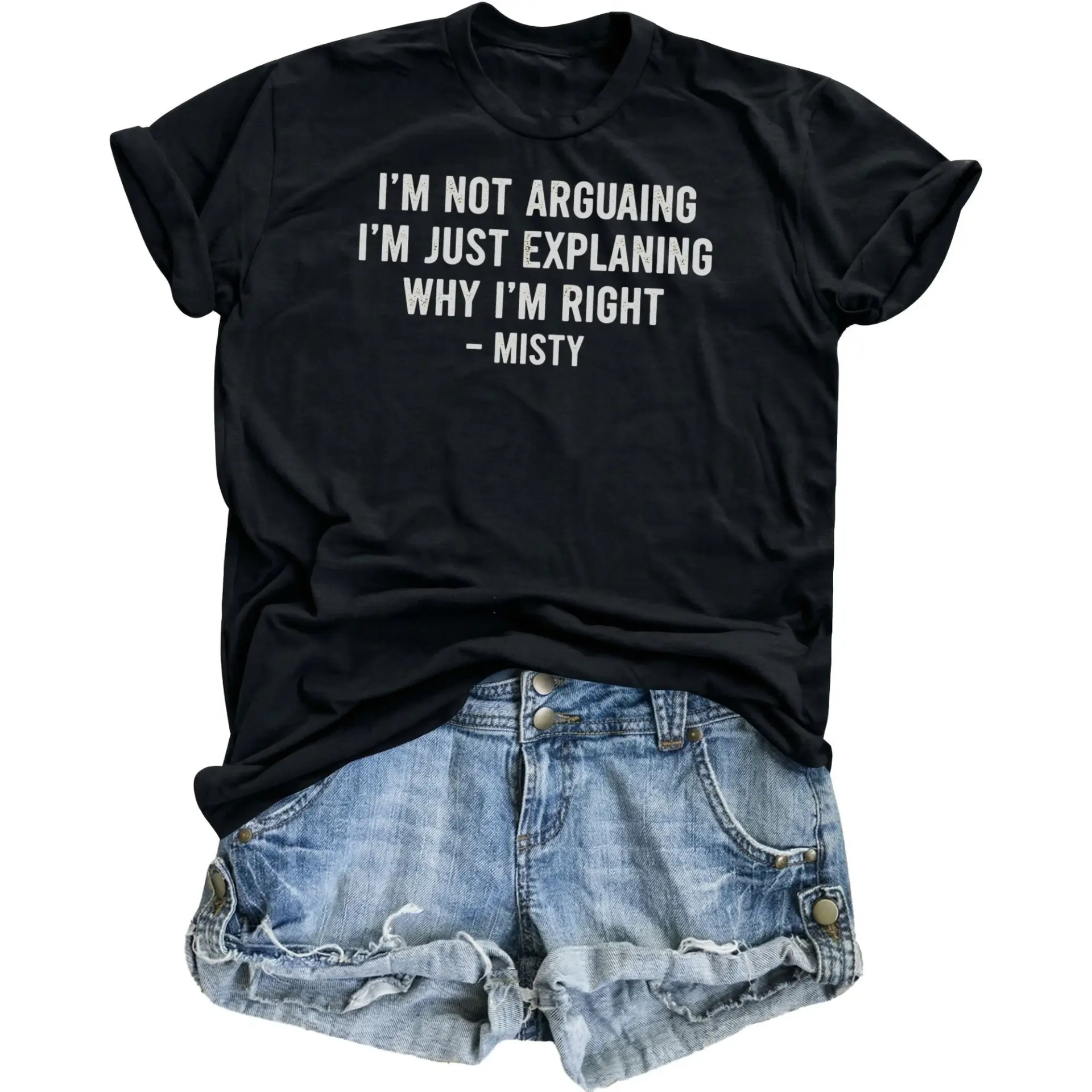 Funny Graphic Tee Unisex Sarcastic Quote Printed Shirt for Everyday Casual Wear Comfortable Crew Neck Top Men Women